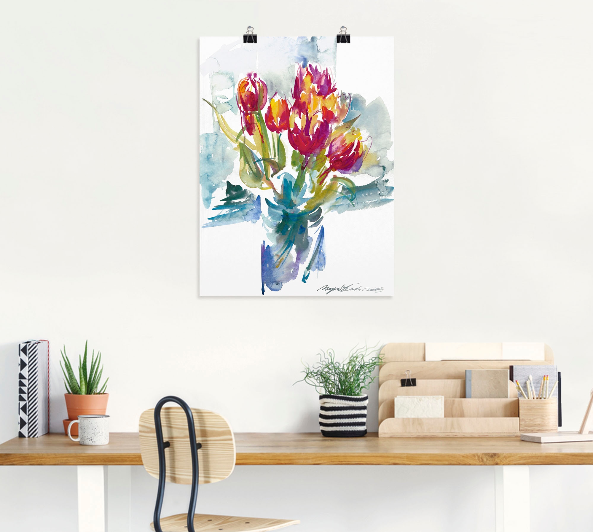 Artland Wandbild »Blumenstrauß I«, Blumen, (1 St.), als Leinwandbild, Poster in verschied. Größen