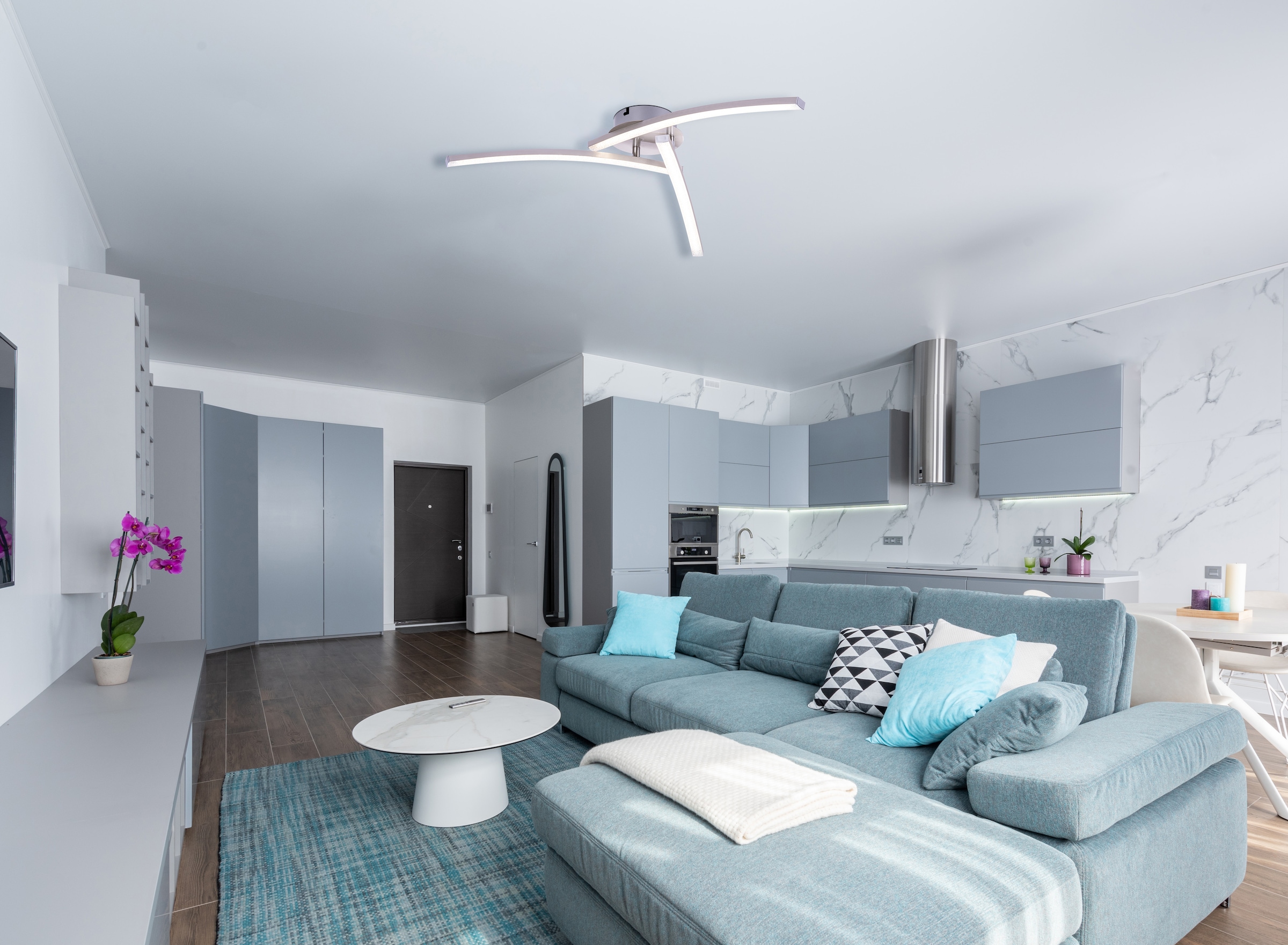 GLOBO LIGHTING LED Deckenleuchte »TANSY«, Leuchtmittel LED-Modul | LED fest integriert, Deckenlampe/Wohnzimmer/Schlafzimmer/modern