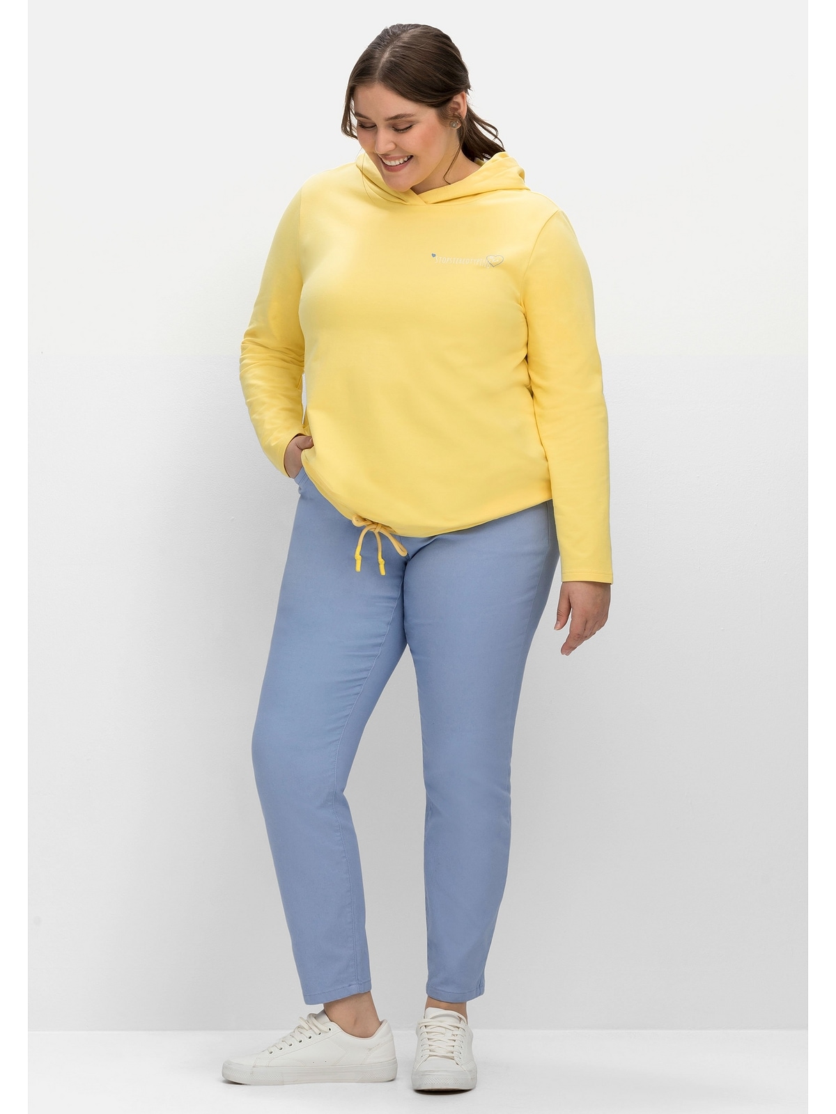 Sheego Sweatshirt »Große Größen«, mit Statementdruck
