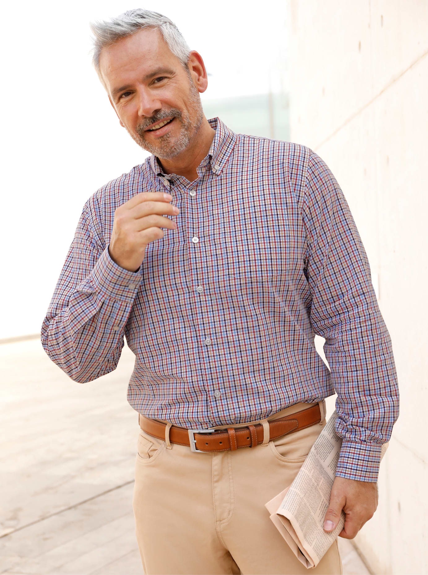 Marco Donati Langarmhemd günstig online kaufen