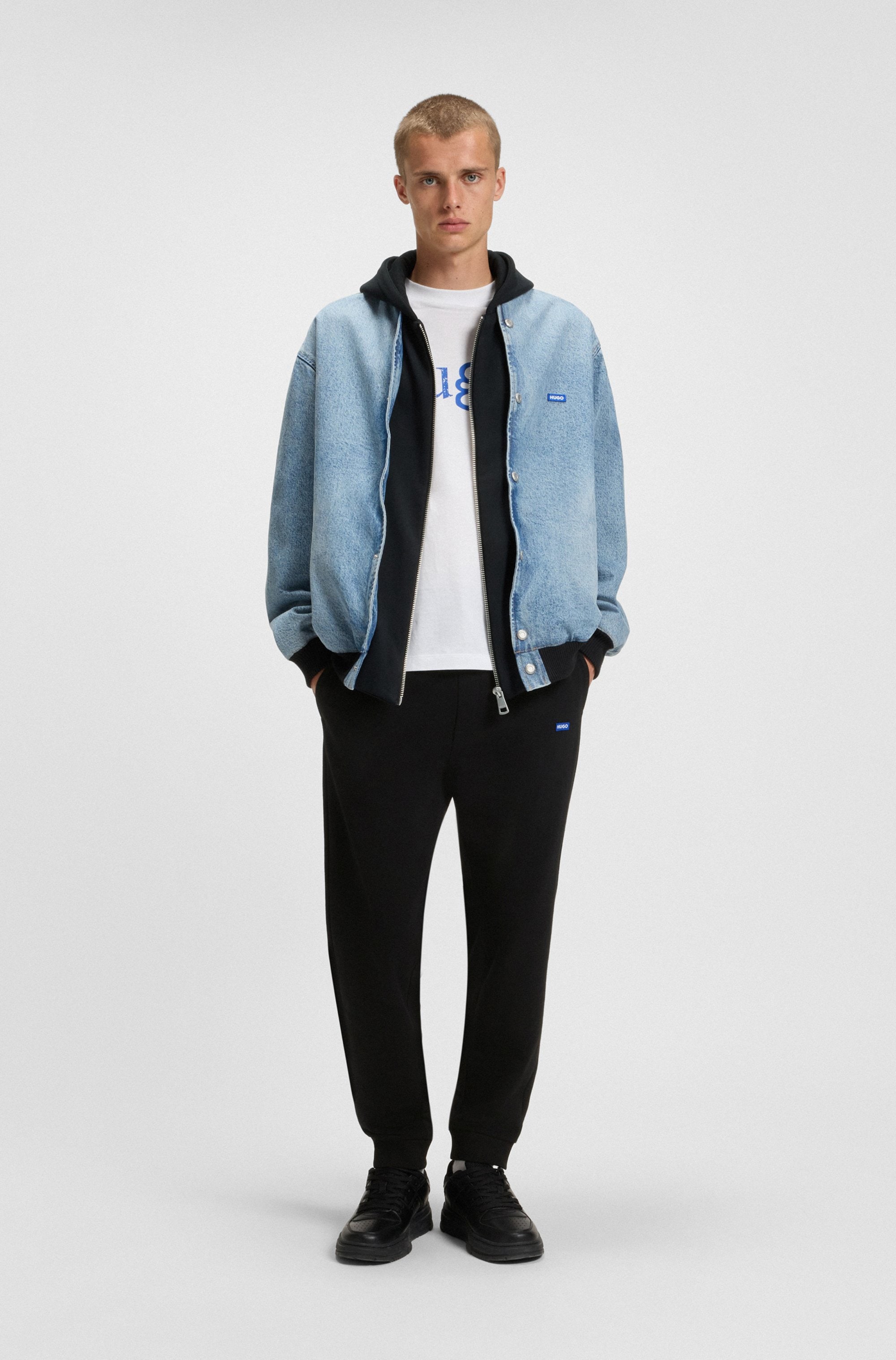 HUGO Blue Jogginghose »Napin«, mit kleinem Logo-Patch