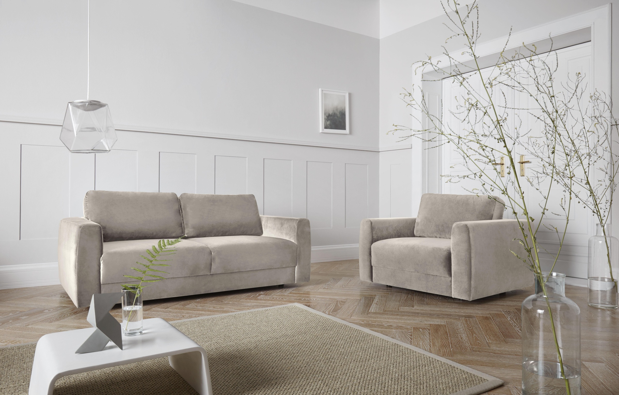 andas 2-Sitzer »Hobro«, in 3 Bezugsqualitäten in vielen Farben, Design by Morten Georgsen