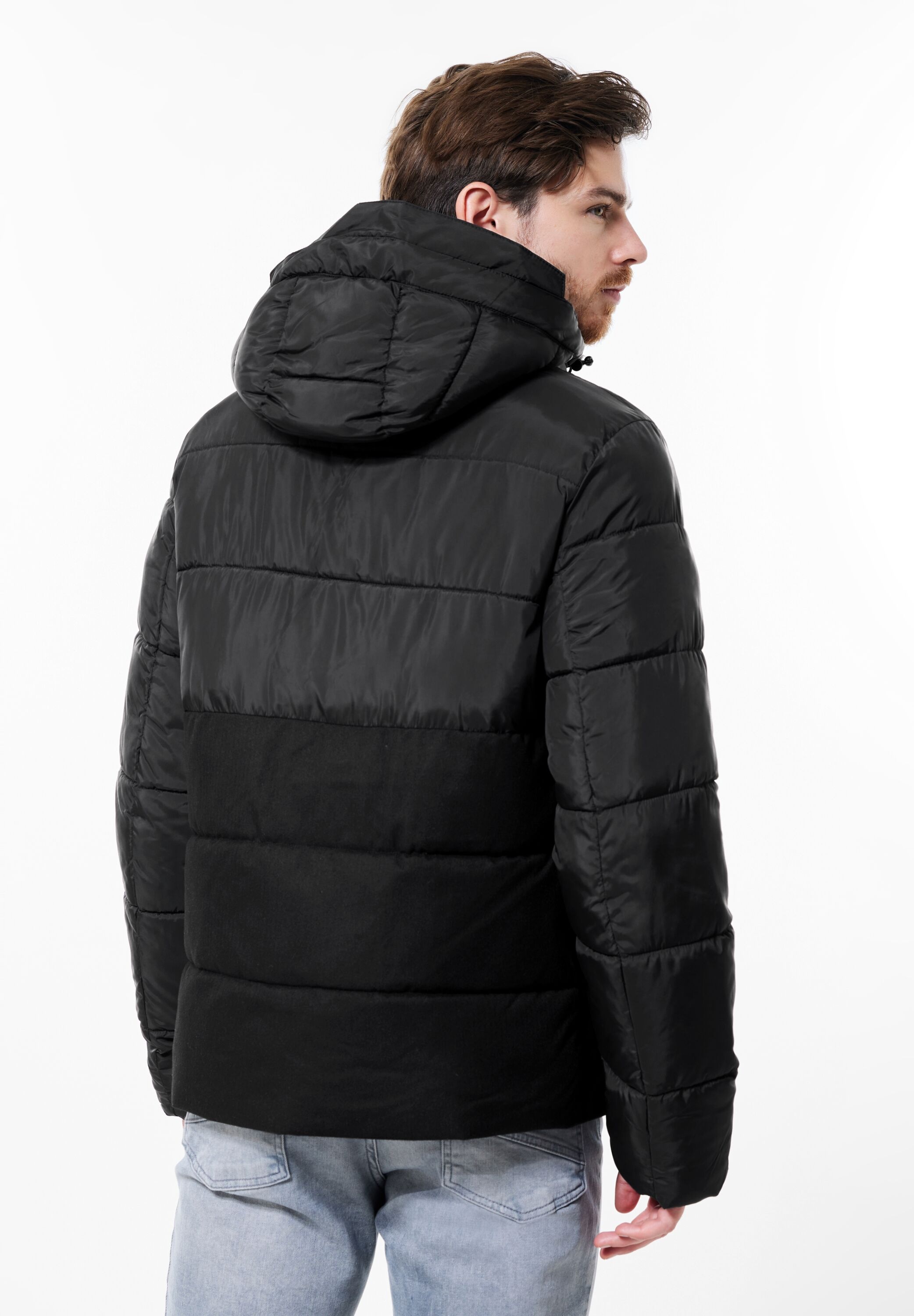 STREET ONE MEN Steppjacke, mit Kapuze, mit moderner Steppung günstig online kaufen