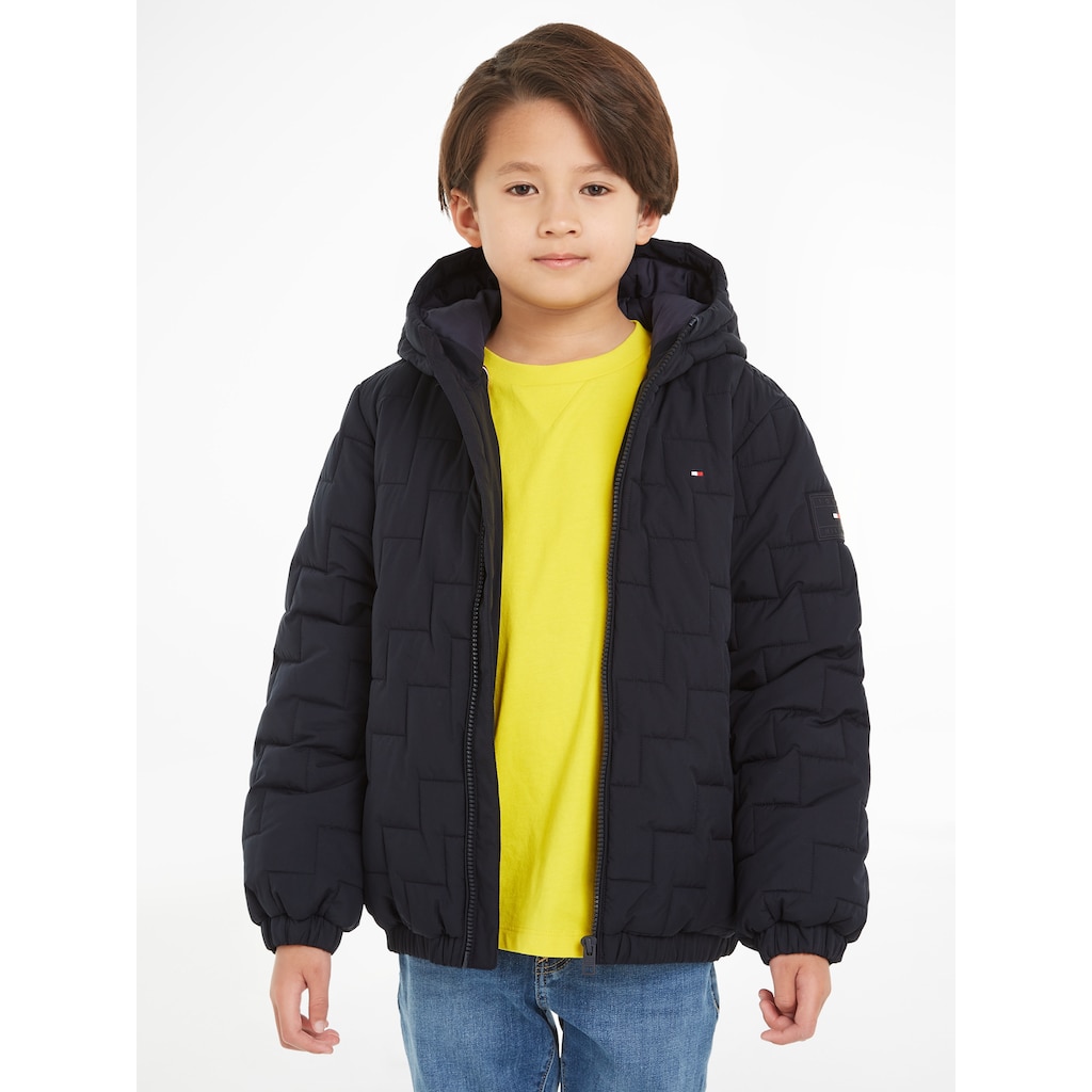 Tommy Hilfiger Steppjacke »QUILTED JACKET«, mit Kapuze