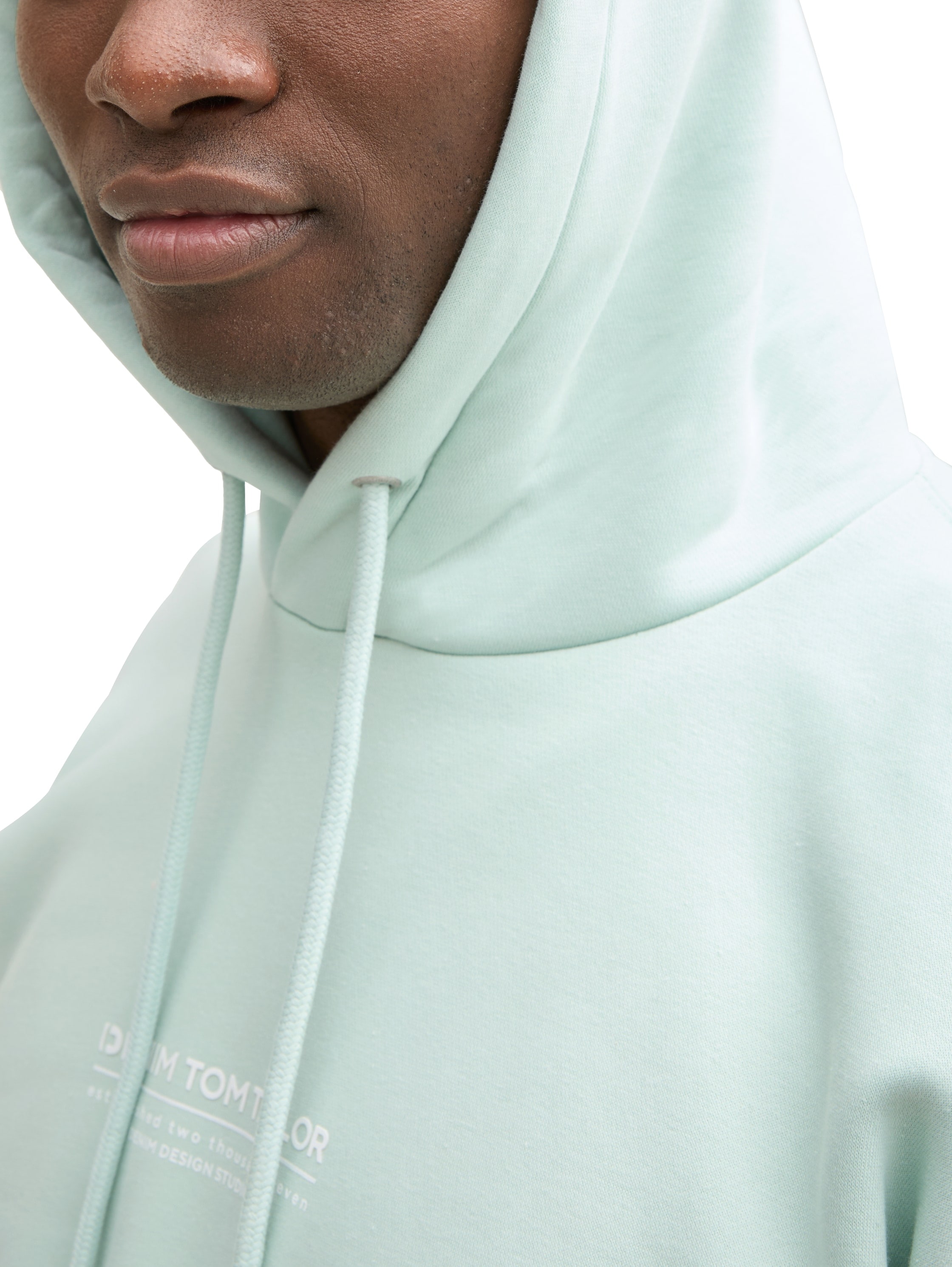 TOM TAILOR Denim Hoodie, mit Logo Print