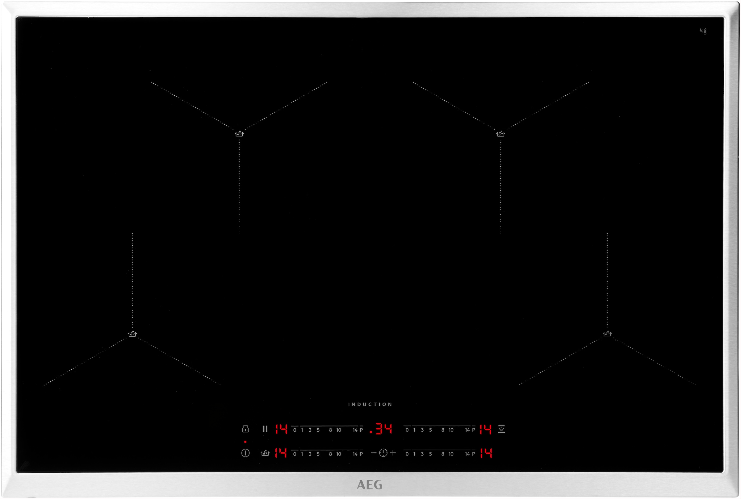 AEG Induktions-Kochfeld, IAE84411XB, SenseBoil - Überkochschutz