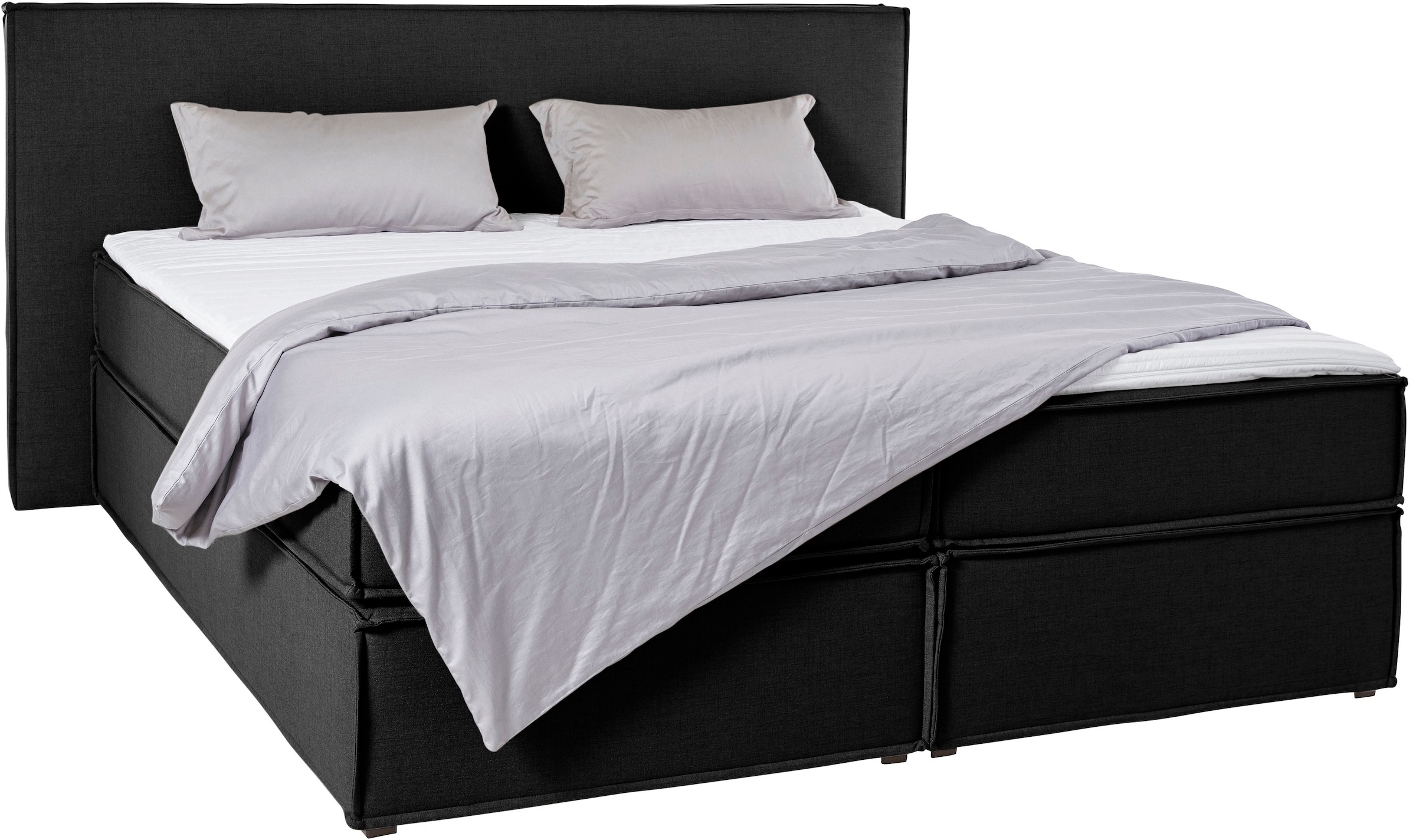 LeGer Home by Lena Gercke Boxspringbett "Yuma" incl. Topper, in 4 Breiten, 3 Matratzenarten und je 2 Härtegraden