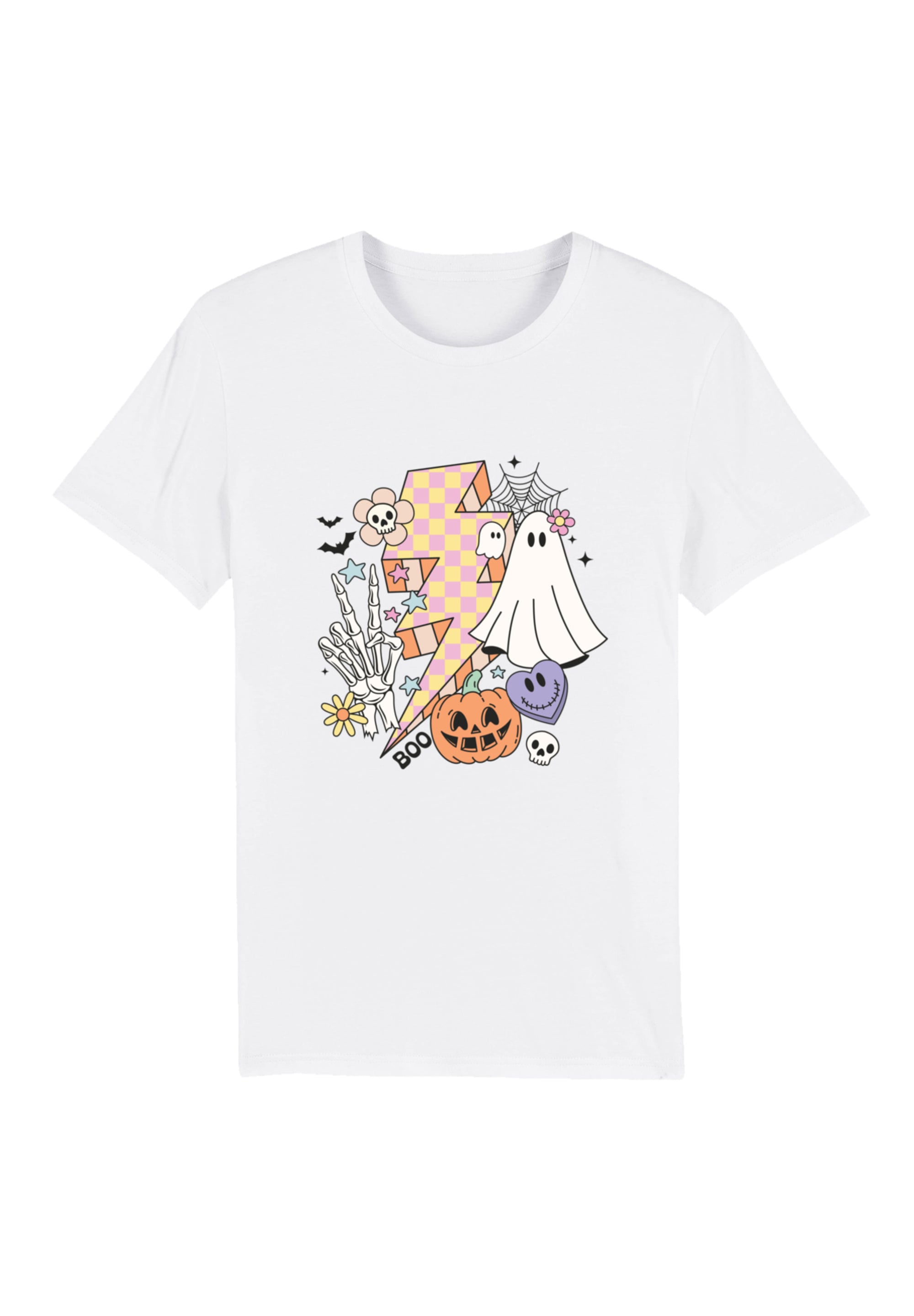 F4NT4STIC T-Shirt "Retro Halloween Lightning", Premium Qualität, Unisex Sch günstig online kaufen