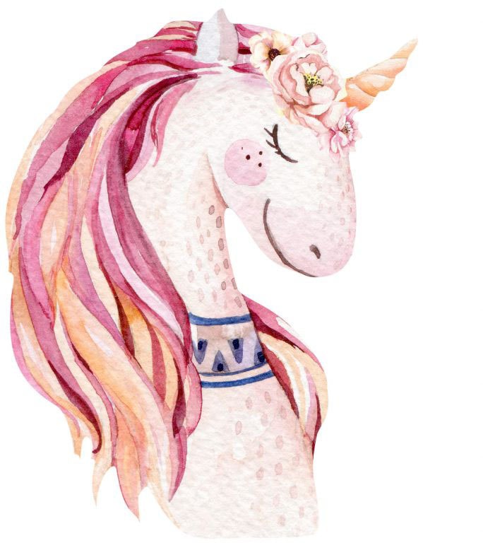 Wandtattoo Kinderzimmer«, kaufen Einhorn »Rosa | Wall-Art St.) BAUR (1