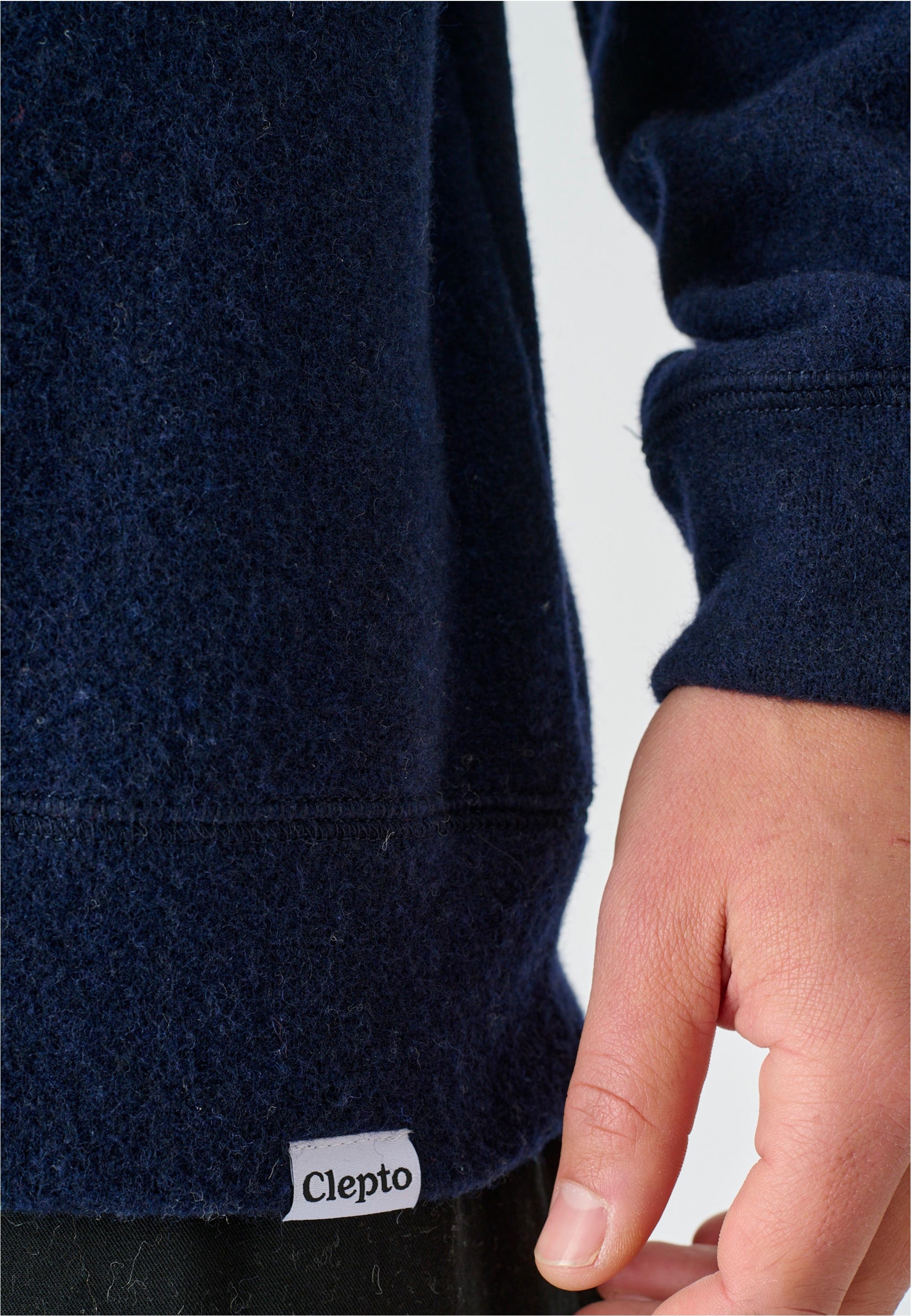 Cleptomanicx Sweatshirt »Noitch«, aus gebondeter Wolle
