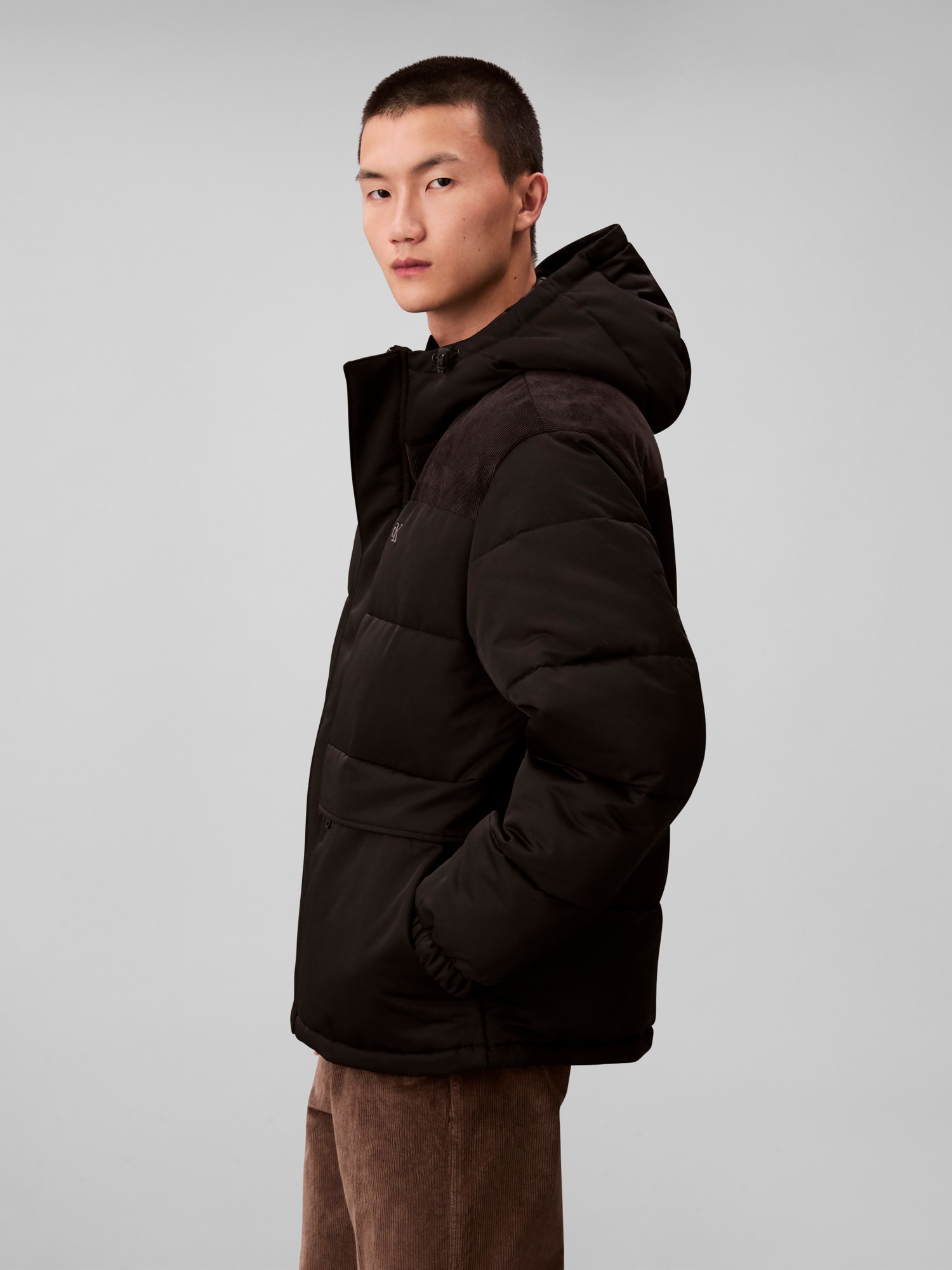 Thumbnail - Calvin Klein Jeans Steppjacke mit Kapuze Kapuze, regular fit, wattiert