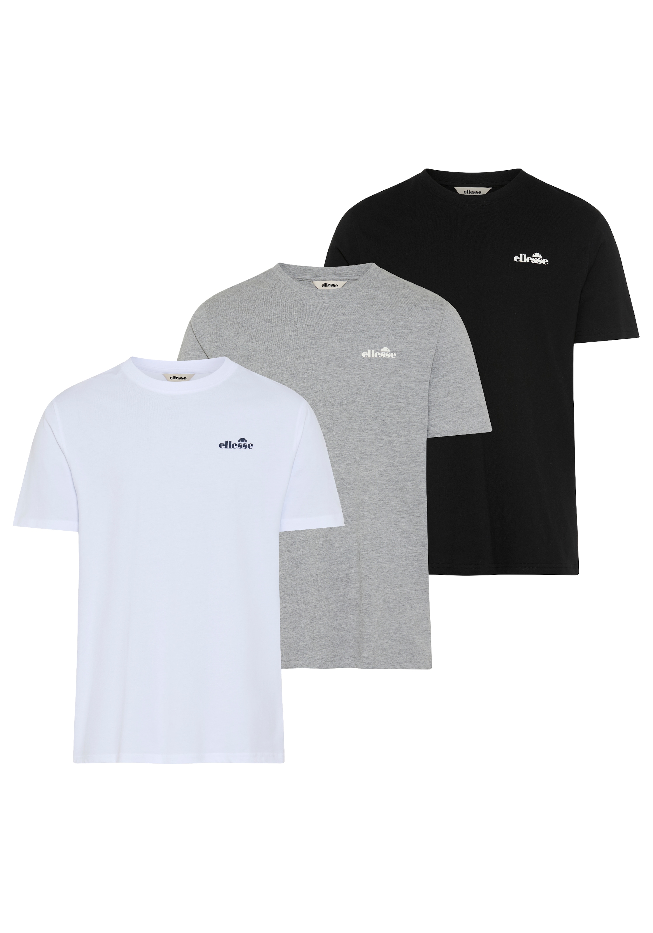 Ellesse T-Shirt "AZZINI TEE (3 PACK)" Packung, 3 tlg. günstig online kaufen