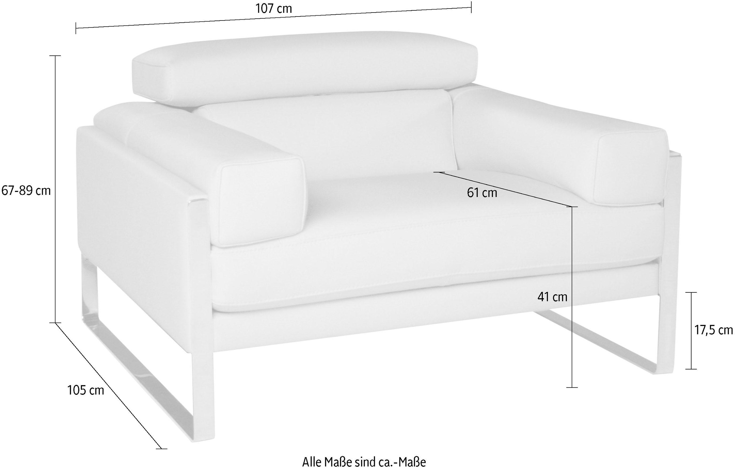 CALIA ITALIA Sessel "Romeo Loungesessel", extravaganter Designsessel günstig online kaufen