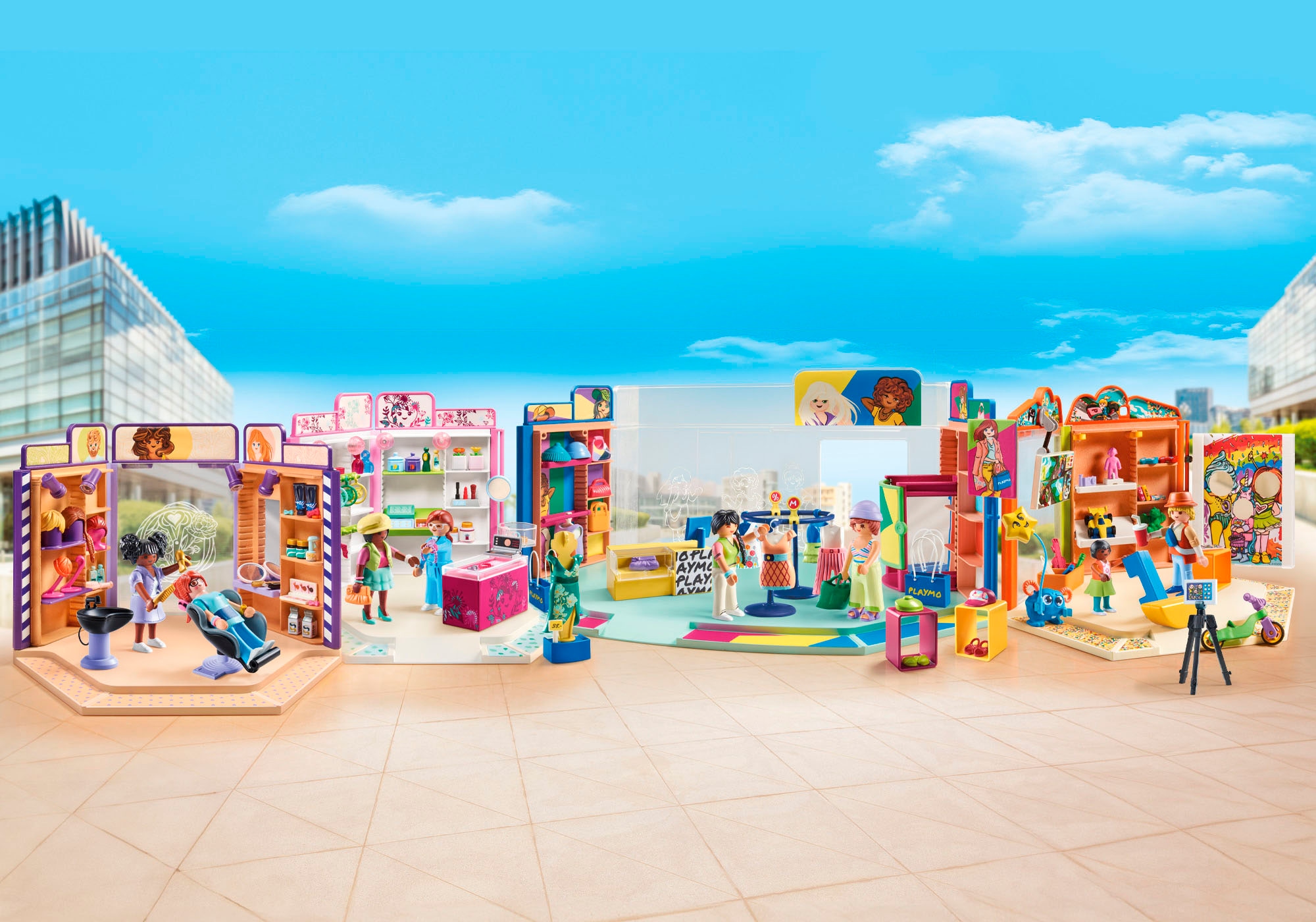 Playmobil® Konstruktions-Spielset »Friseursalon (71535), My Life«, (80 St.), Made in Europe