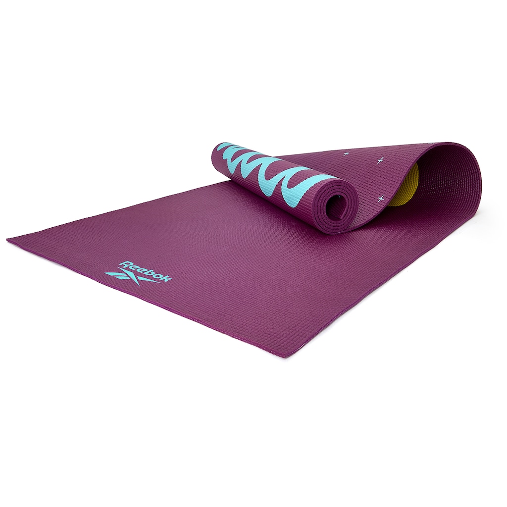 Reebok Yogamatte »Reebok Yogamatte "Hello Hi"- beidseitig, rutschfest«