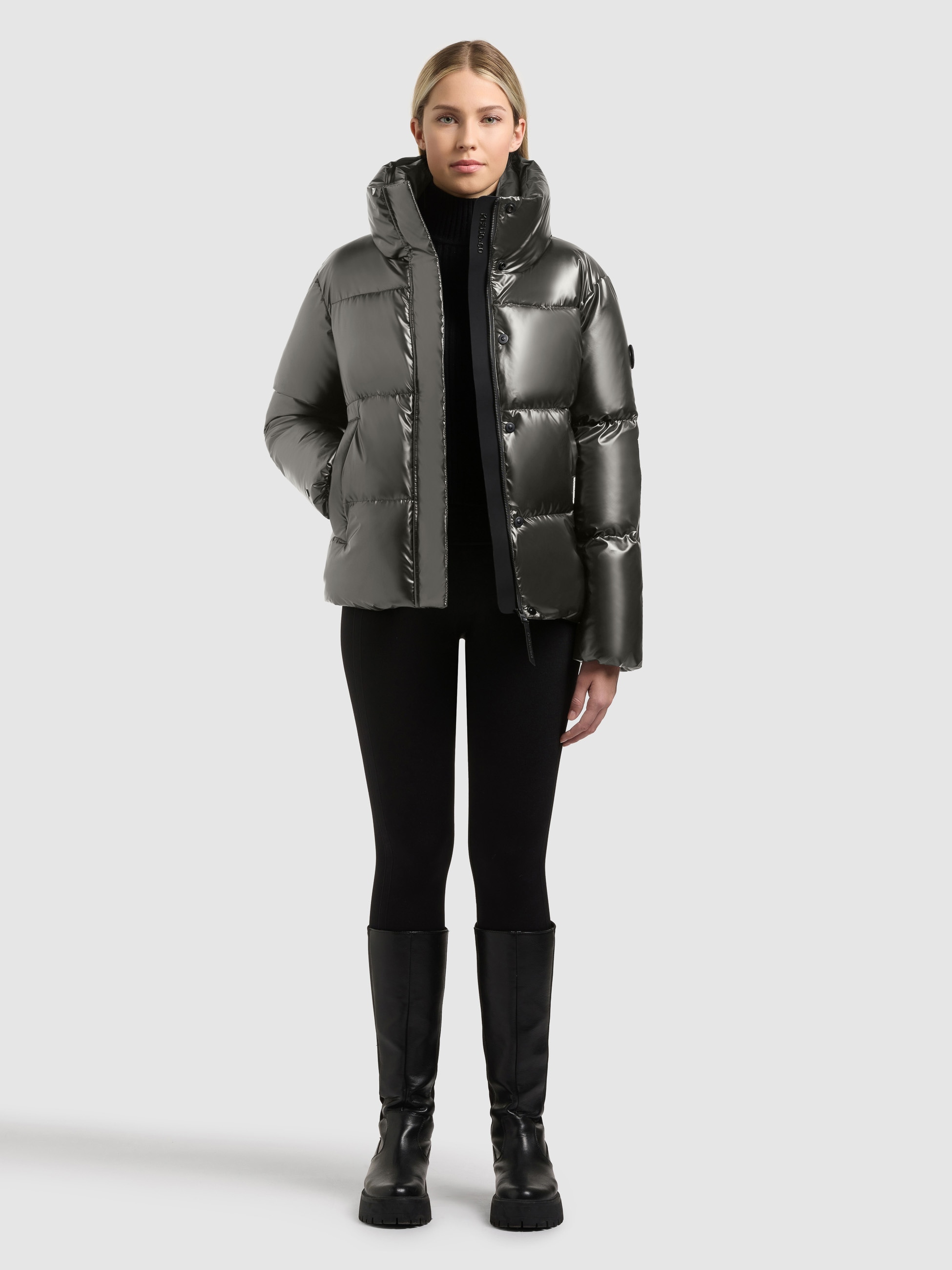 khujo Steppjacke »RINJA3 SHINY« ohne Kapuze