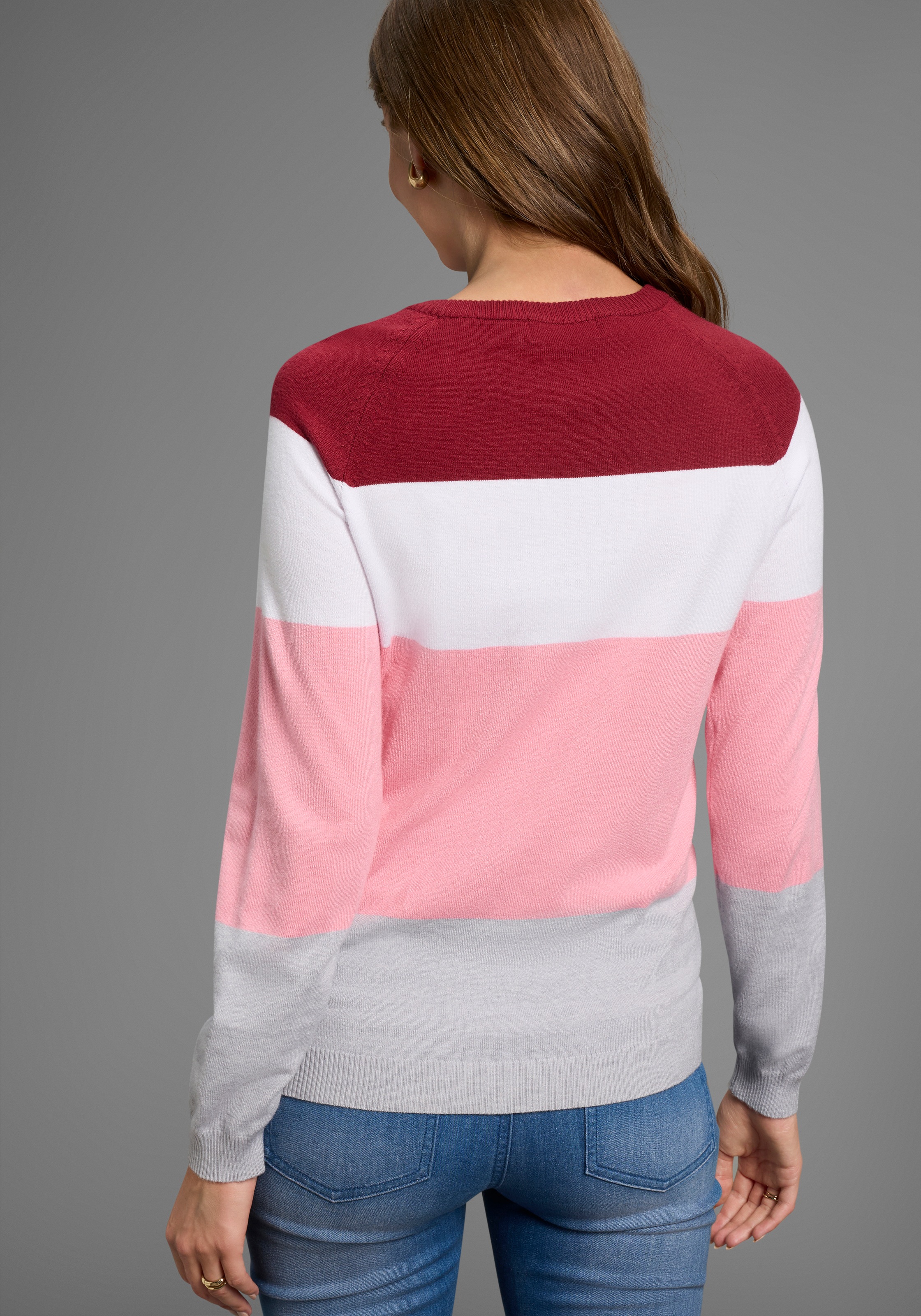 Neun Monate Umstandspullover "Ringel-Pullover für Schwangerschaft und Still günstig online kaufen