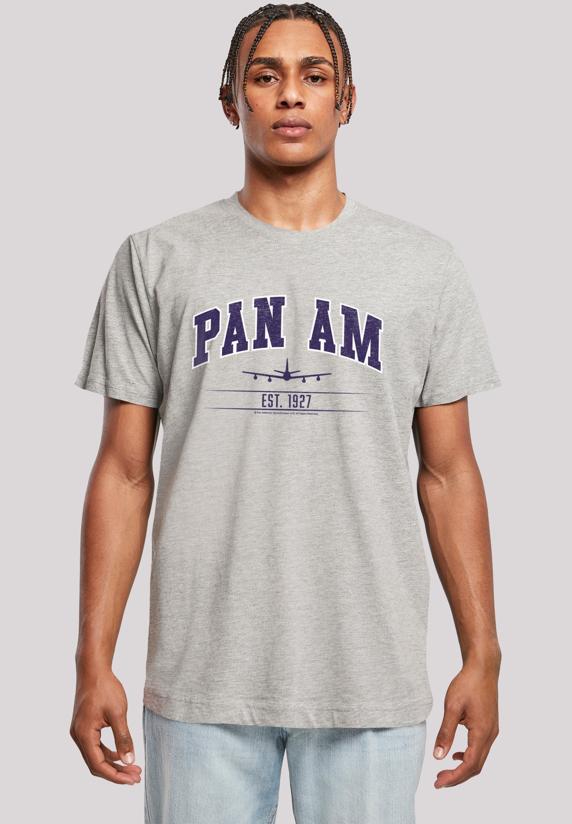 F4NT4STIC T-Shirt "Pan Am College Est 1927", Premium Qualität günstig online kaufen