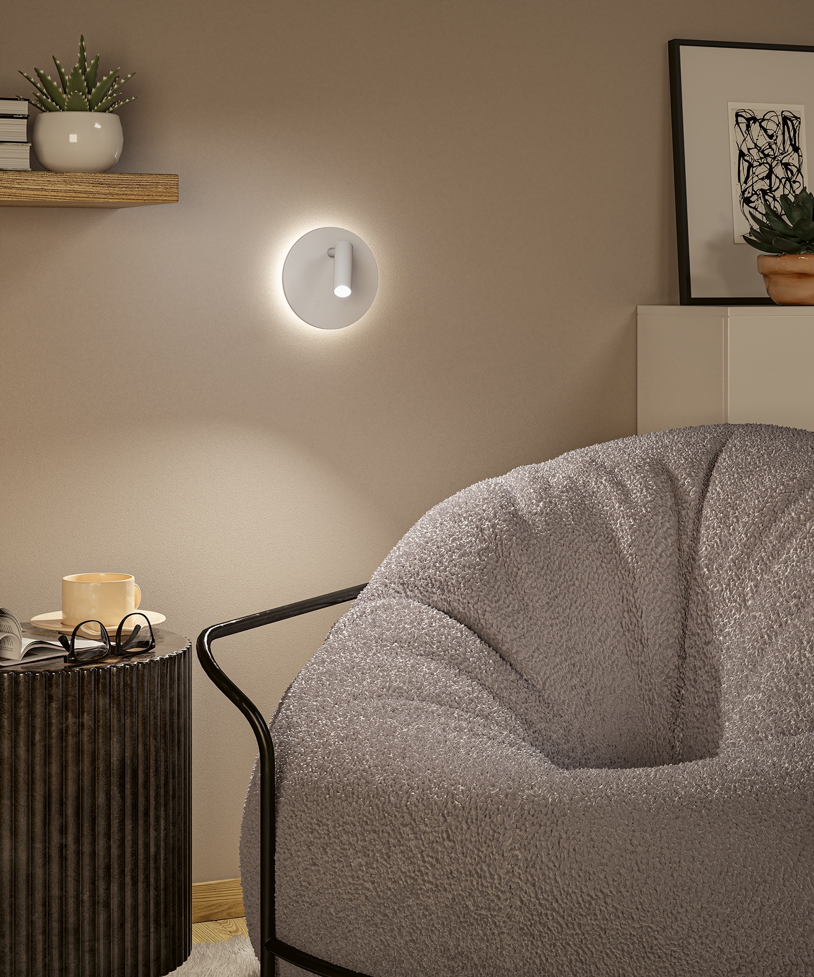 Paulmann LED Wandleuchte »Kiora 1,3W« LED-Modul 1 Stk. Dimmbar