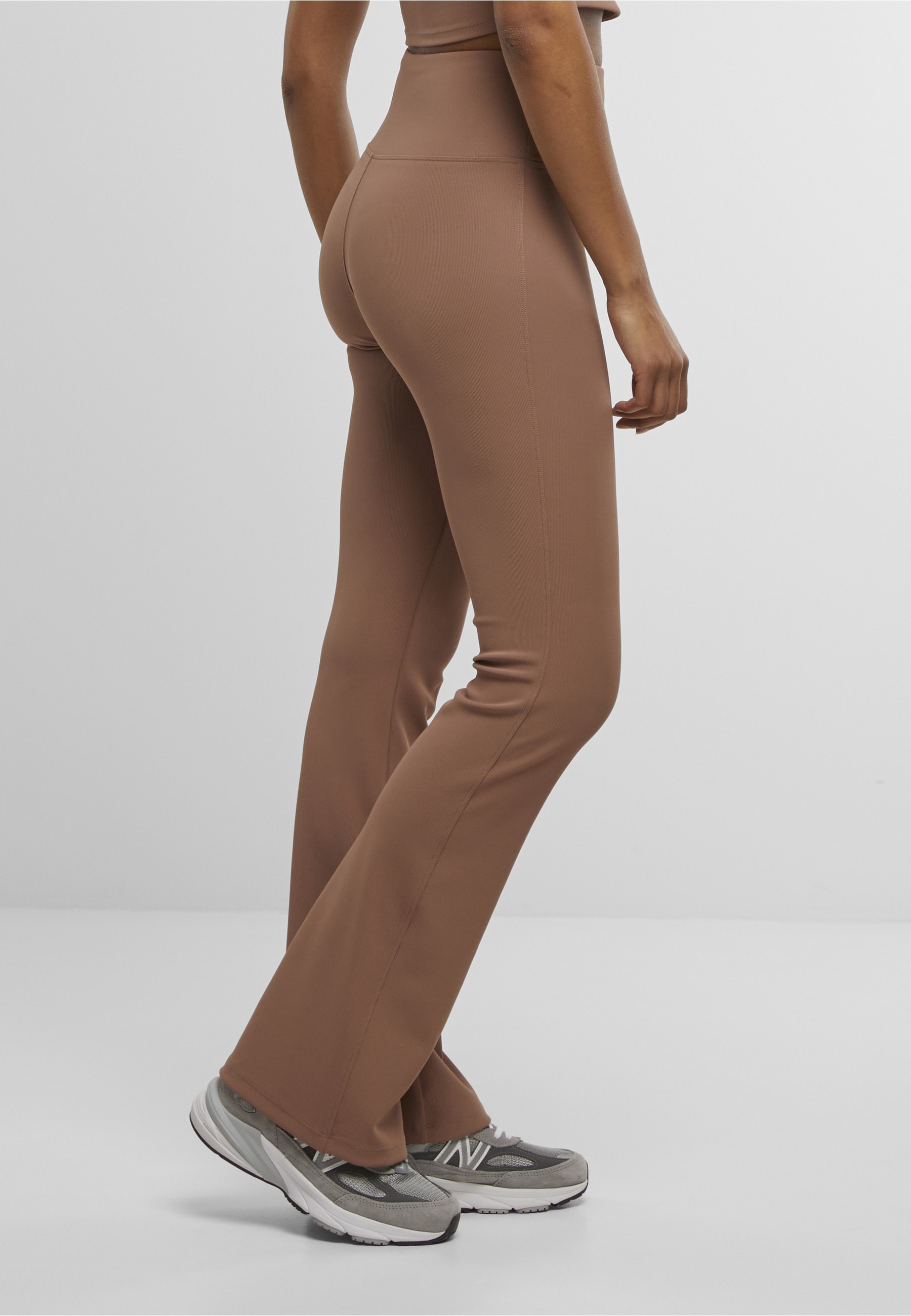 URBAN CLASSICS Leggings »Urban Classics Ladies Flared Leggings Rib«