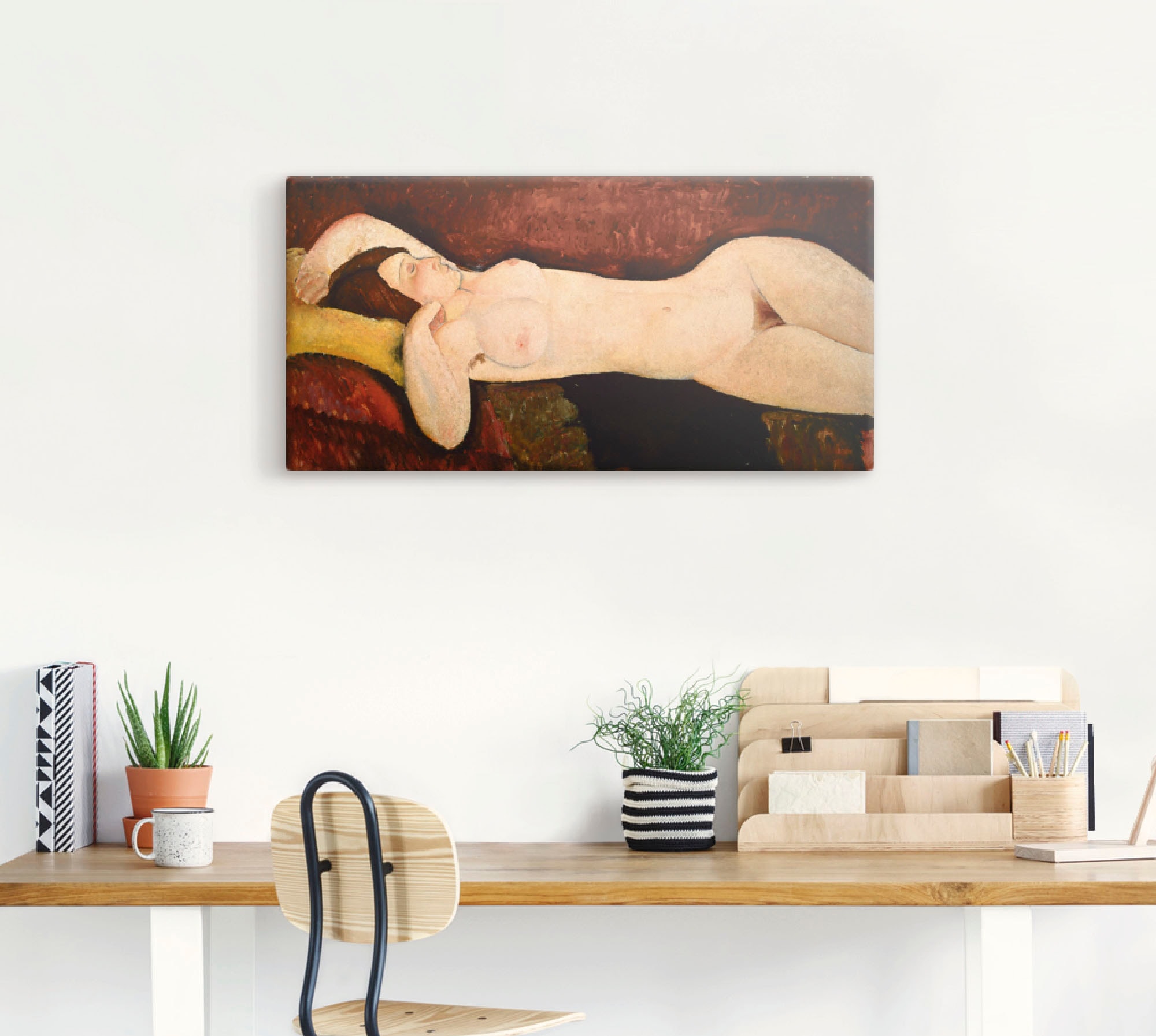 Artland Wandbild »Akt einer schlafenden Frau«, Frau, (1 St.), als Leinwandbild, Poster in verschied. Größen