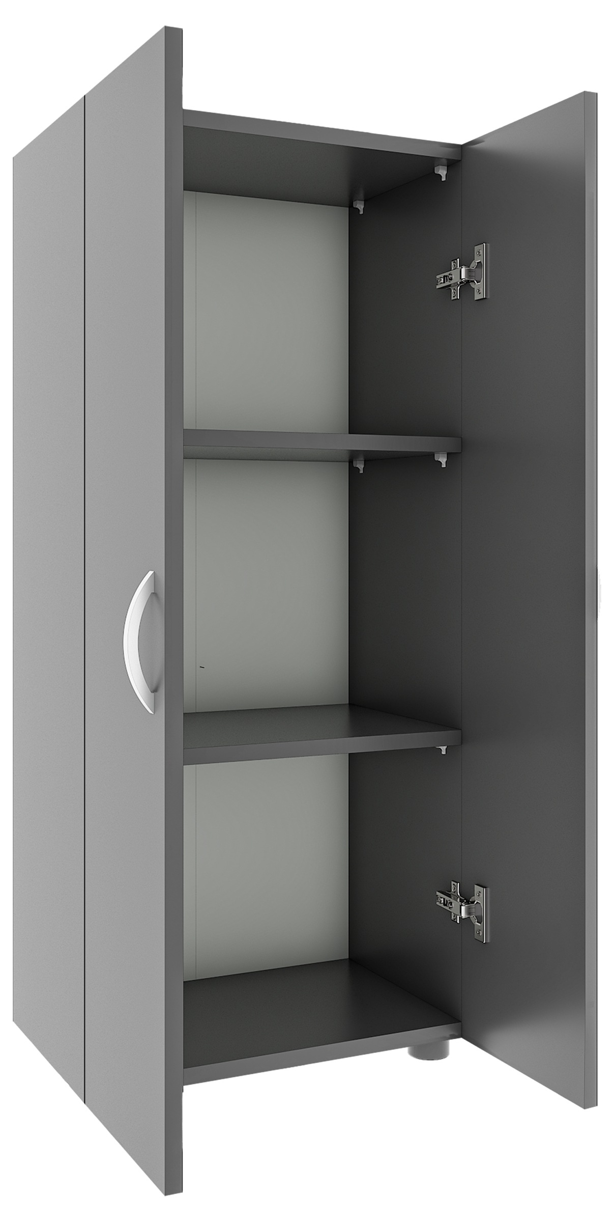 Bureautique Ulas H. 108 X L. 49 X P. 34 Cm Anthracite