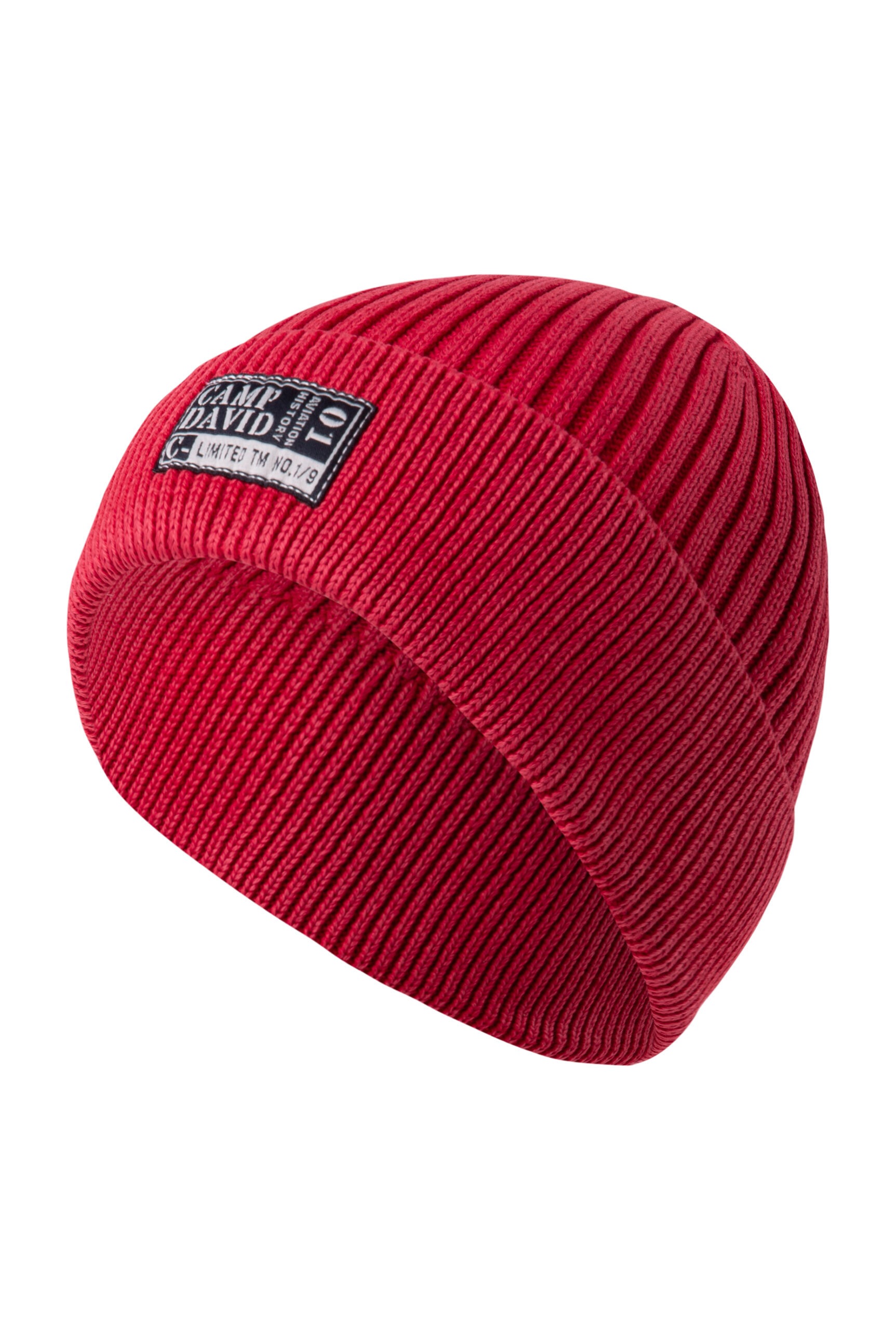 CAMP DAVID Strickmütze aus Baumwolle