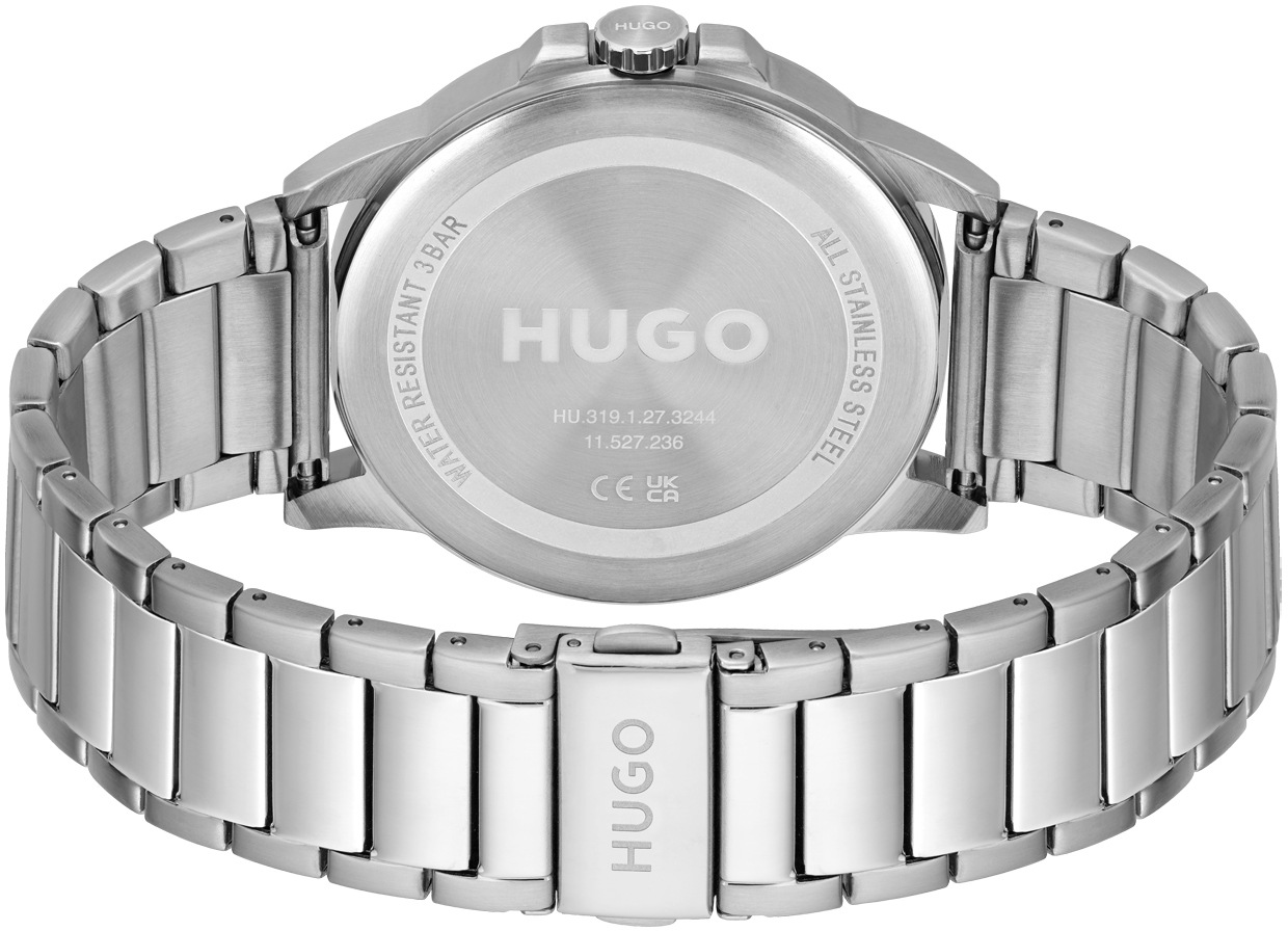 HUGO Quarzuhr »#FIRST, 1530246«, Armbanduhr, Herrenuhr, Mineralglas, anlog