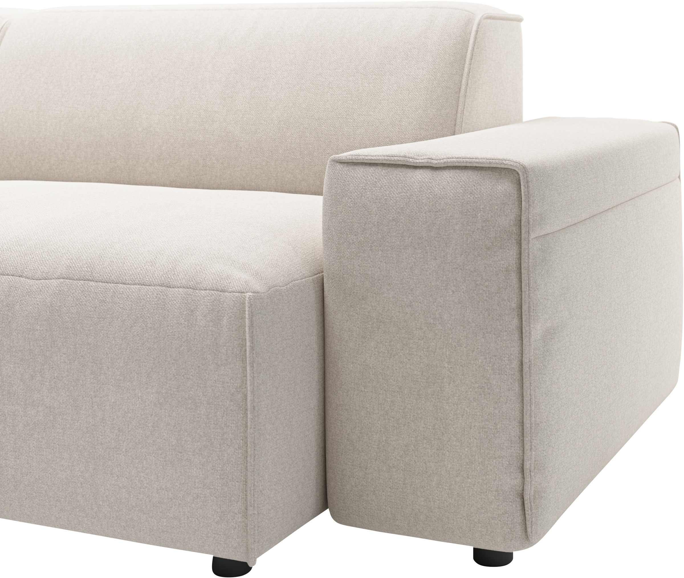 andas Ecksofa »Glimminge L-Form auch in Breitcord, Feincord + Easy care-Bezug,«, Breite 234, Zierkissen