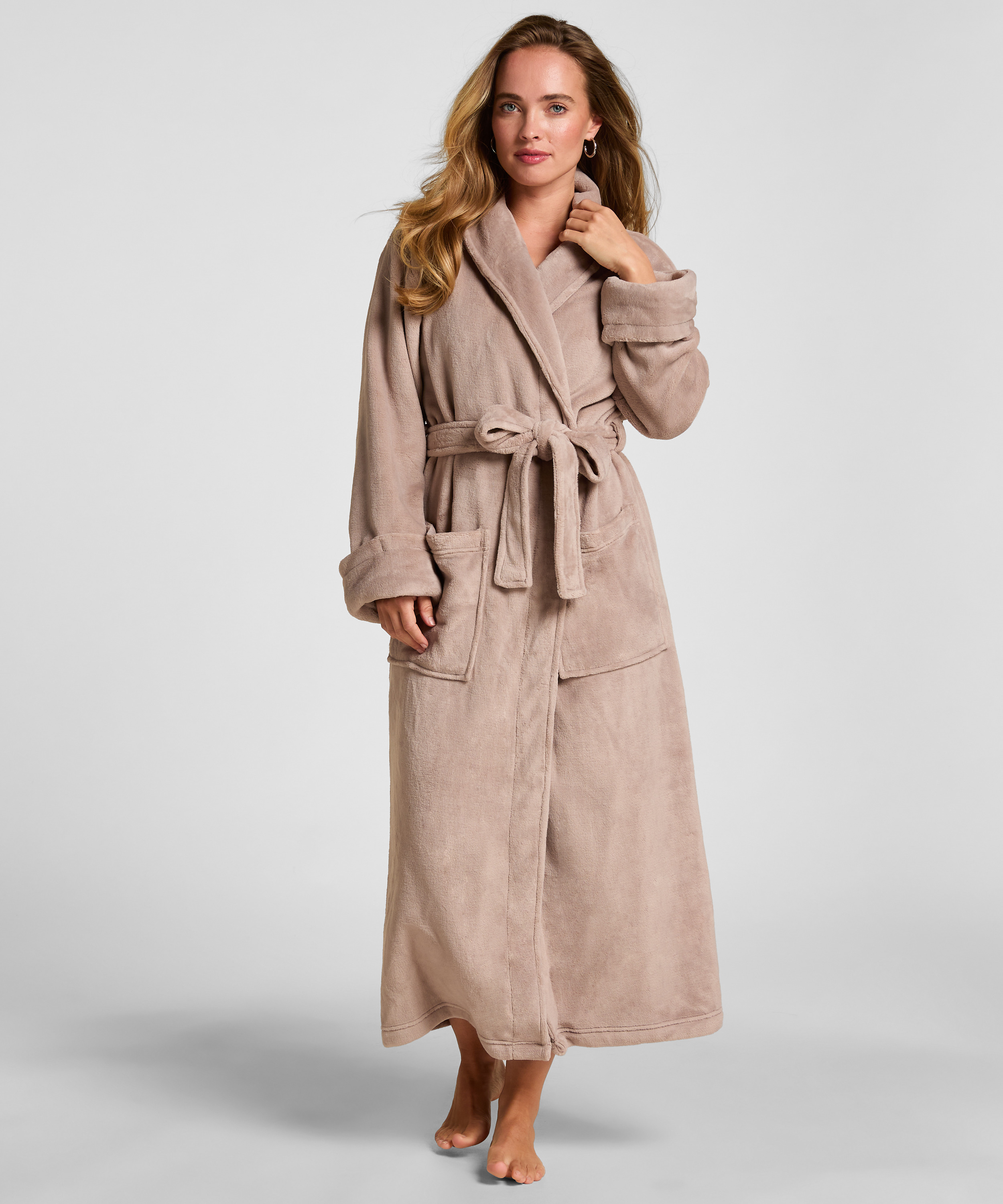 Hunkemöller Bademantel "Soft Fleece Bathrobe"