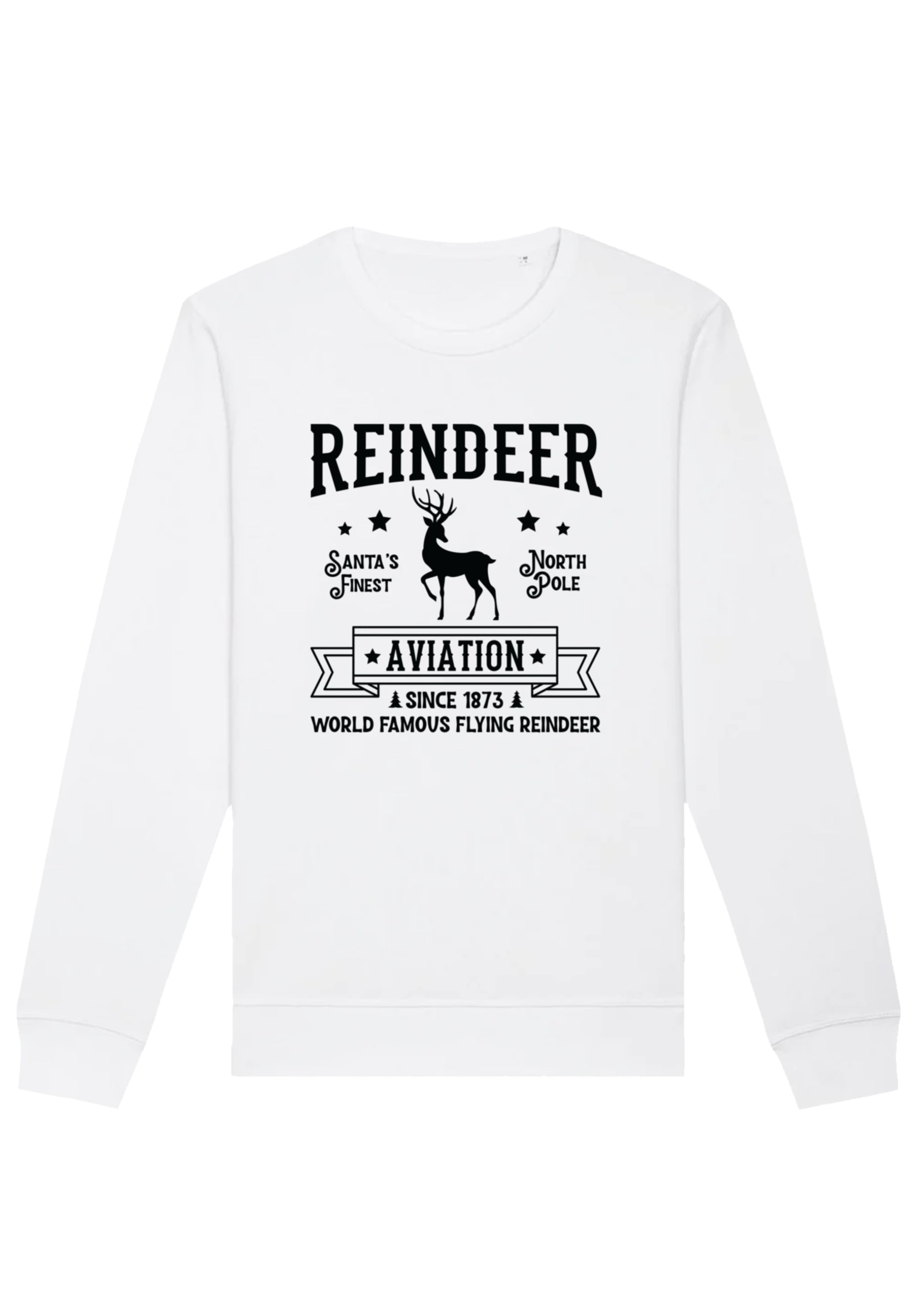 F4NT4STIC Sweatshirt "Weihnachten Reindeer Aviation Retro Sign", Premium Qu günstig online kaufen