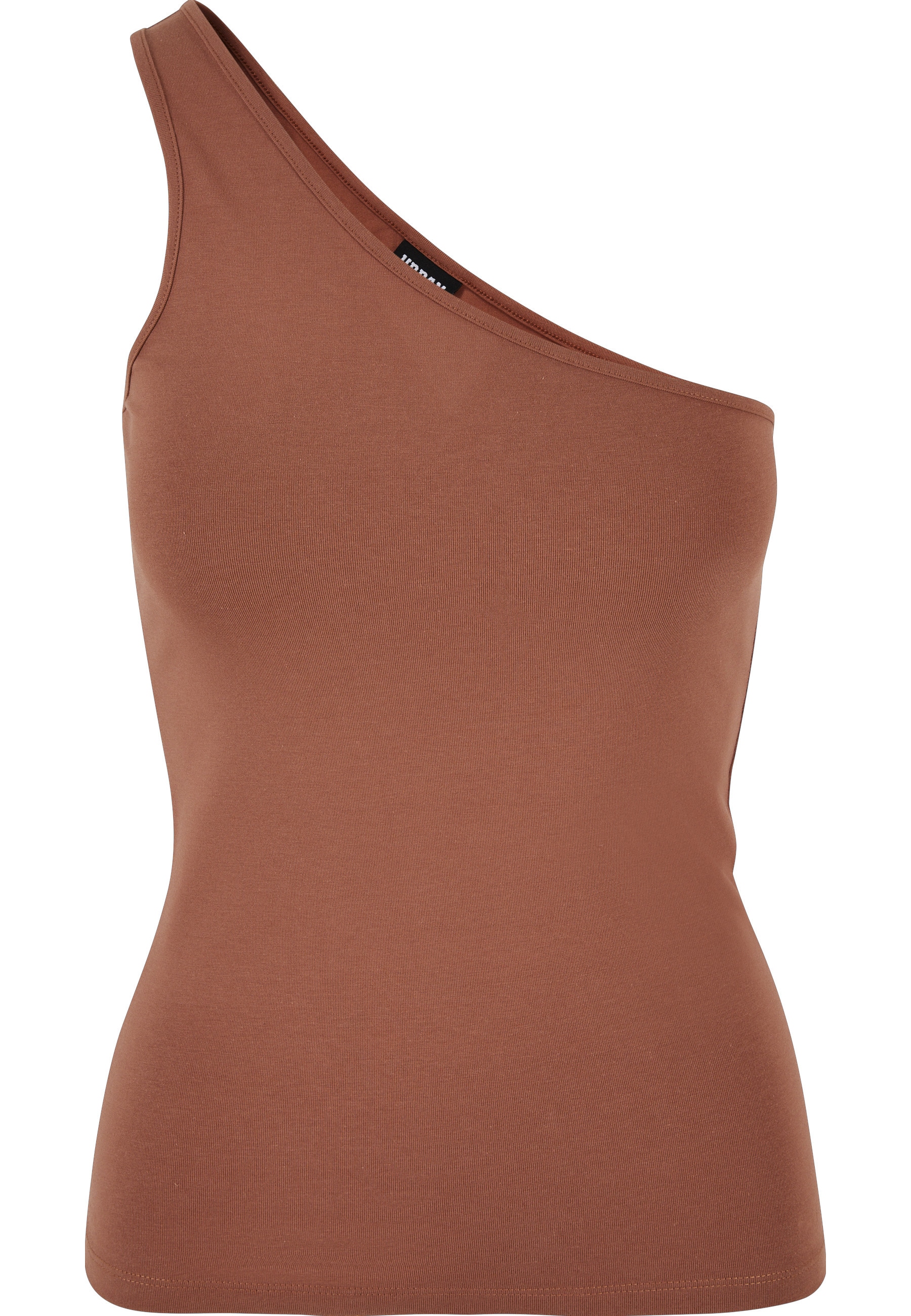 URBAN CLASSICS Tanktop "Urban Classics Damen Ladies Asymmetric Top" 1 Stk. günstig online kaufen