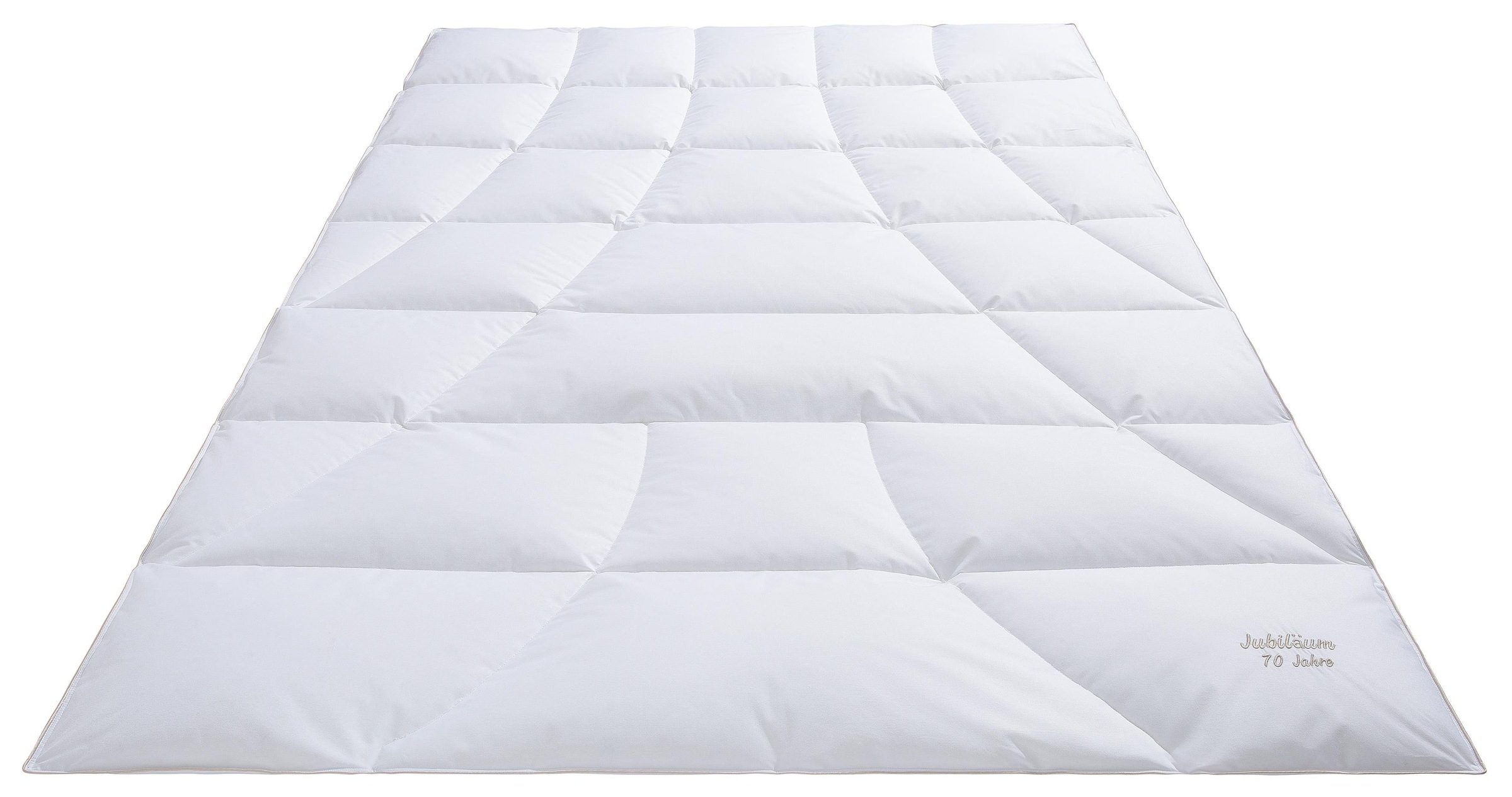 Thumbnail - QUEENS TEXTILES Gänsedaunenbettdecke "Jubiläum, Bettdecken warm, Hausstauballergiker geeignet" warm Füllung 90Gaensedaun...