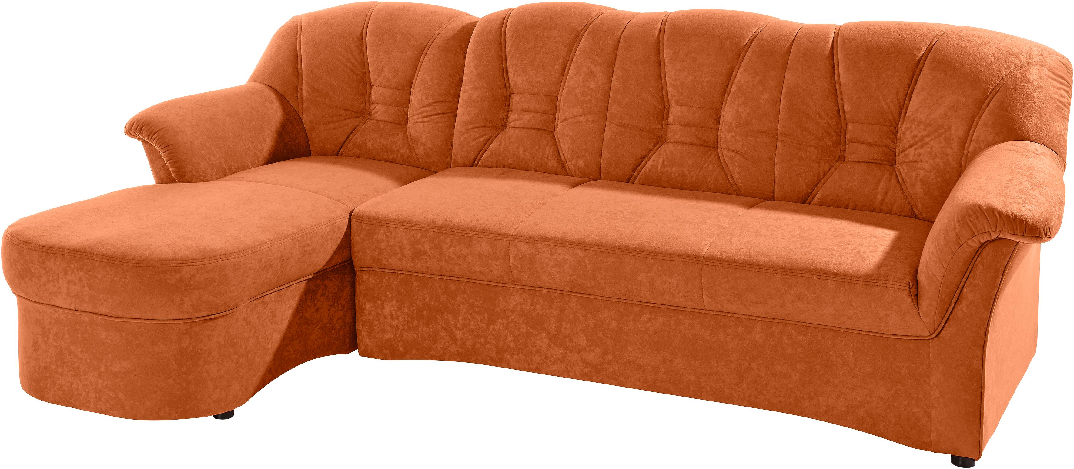 Thumbnail - DOMO collection Ecksofa "Elva, zeitlose Formensprache, elegante Rückensteppung, L-Form", wahlweise mit Bettfunktion und ...