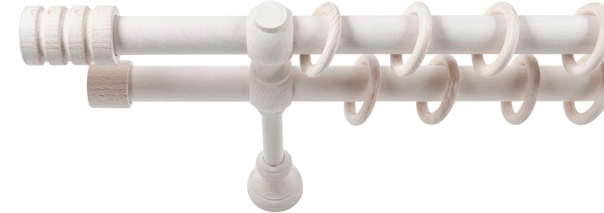 SN DECO GROUP Gardinenstange »Pisa«, 2 läufig-läufig, Fixmaß