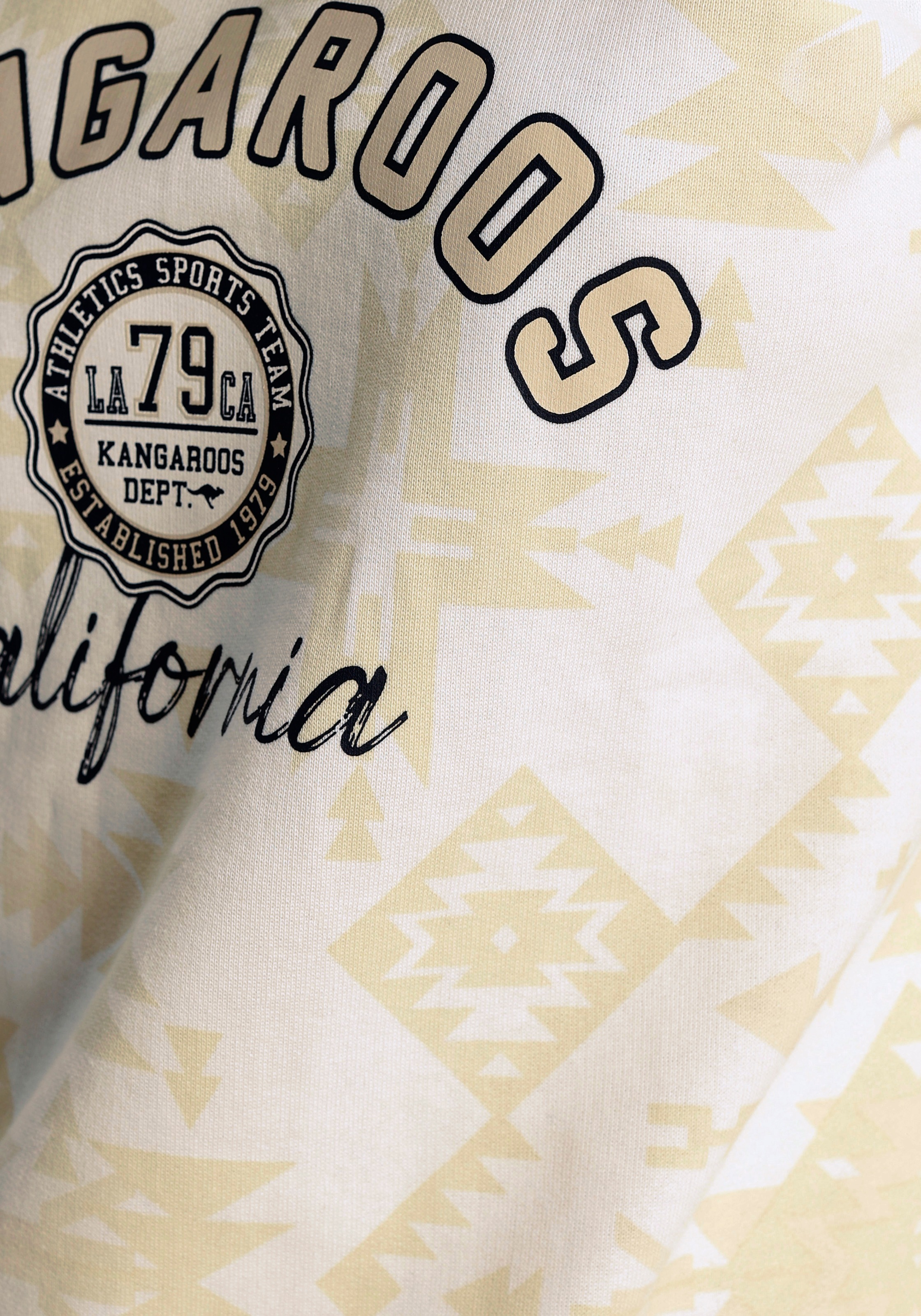 KangaROOS Sweatshirt, mit Alloverdruck bestellen im für trendigem Logodruck & Inka-Look BAUR 