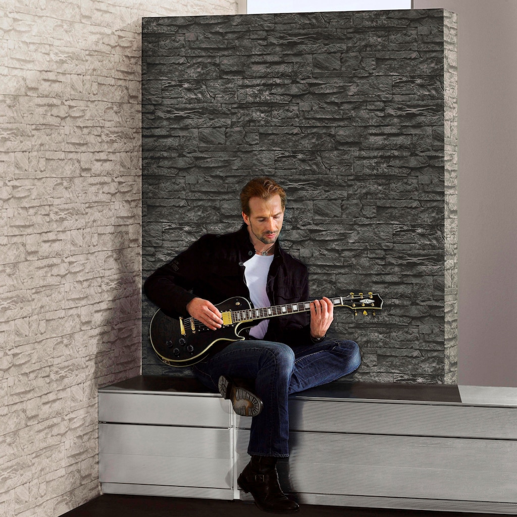 living walls Vinyltapete »Best of Wood`n Stone 2nd Edition«, Steinoptik