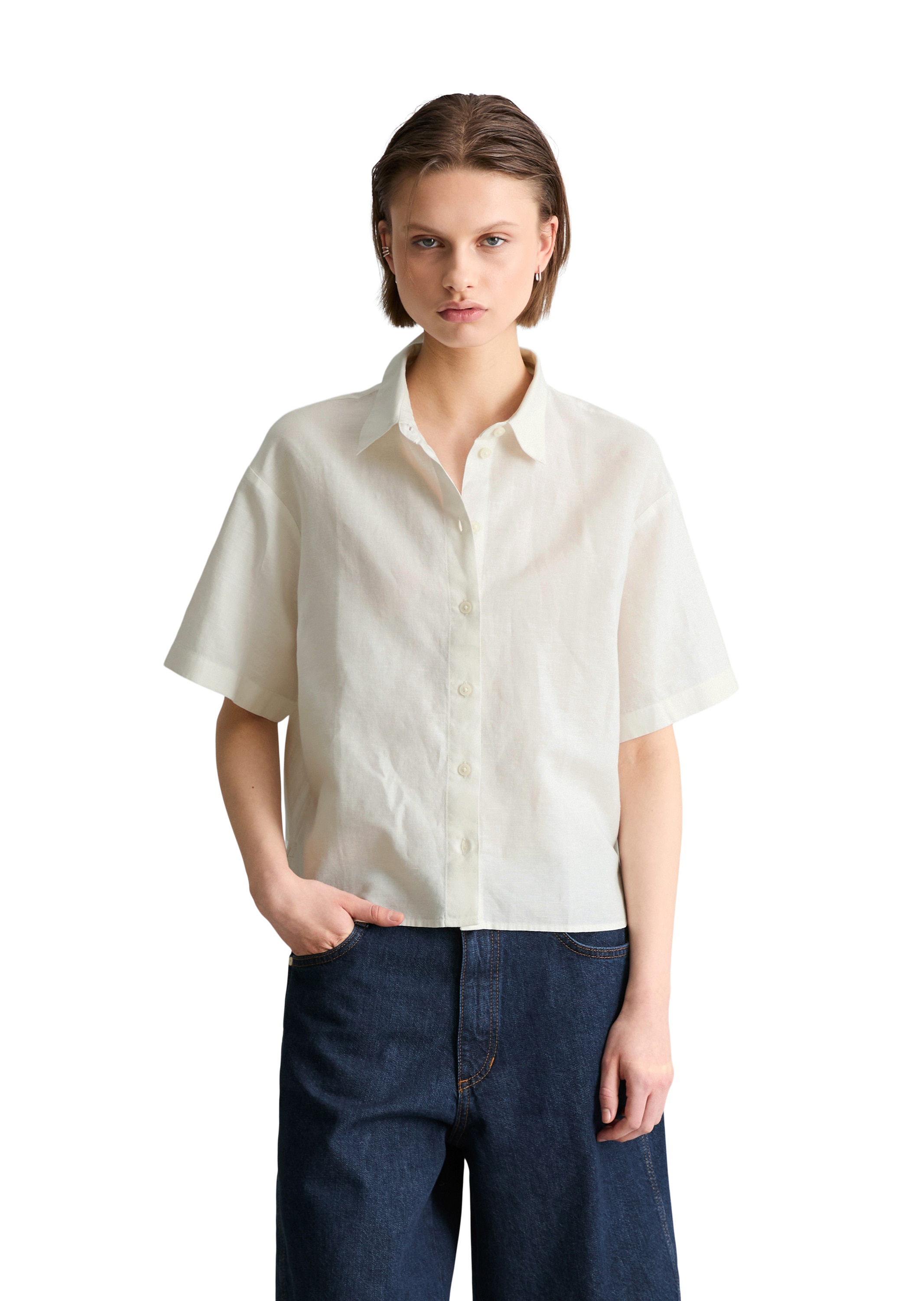 Marc OPolo DENIM "aus Leinen-Baumwolle-Mix"