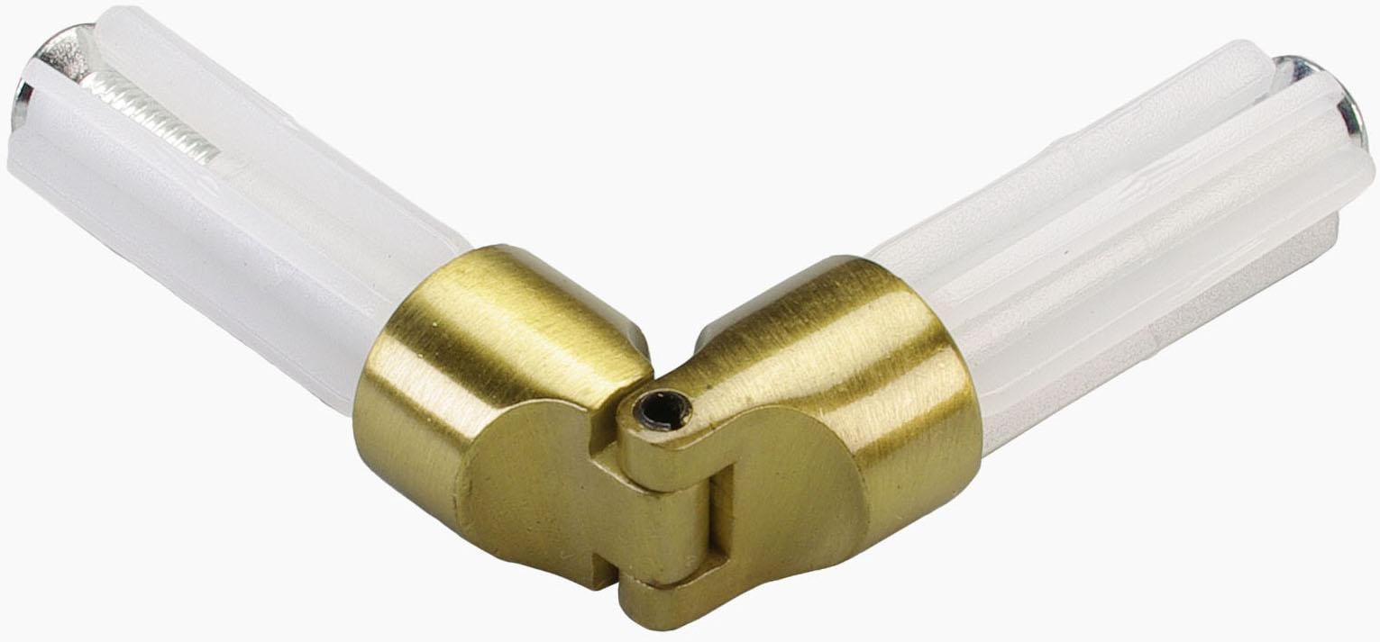 Gelenkverbinder, (1 St.), Eckverbinder für Gardinenrohre Ø 16 mm