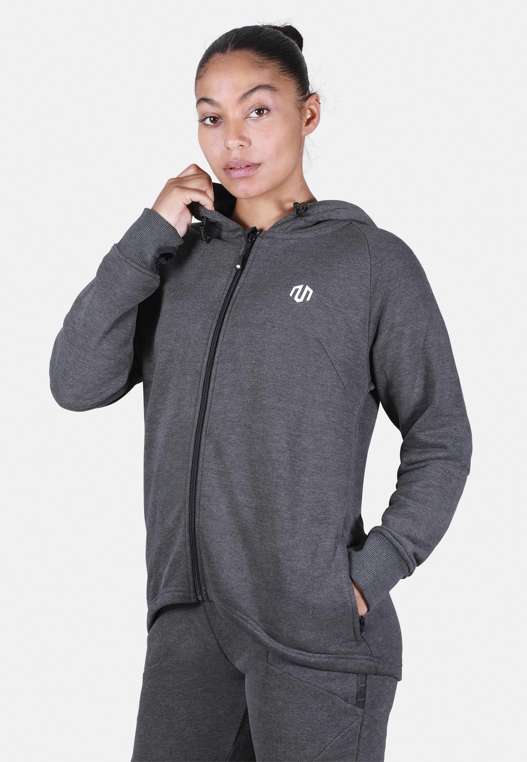 MOROTAI Kapuzenpullover »MOROTAI Damen Morotai Comfy Performance Full Zip Hoodie« 1 Stk.