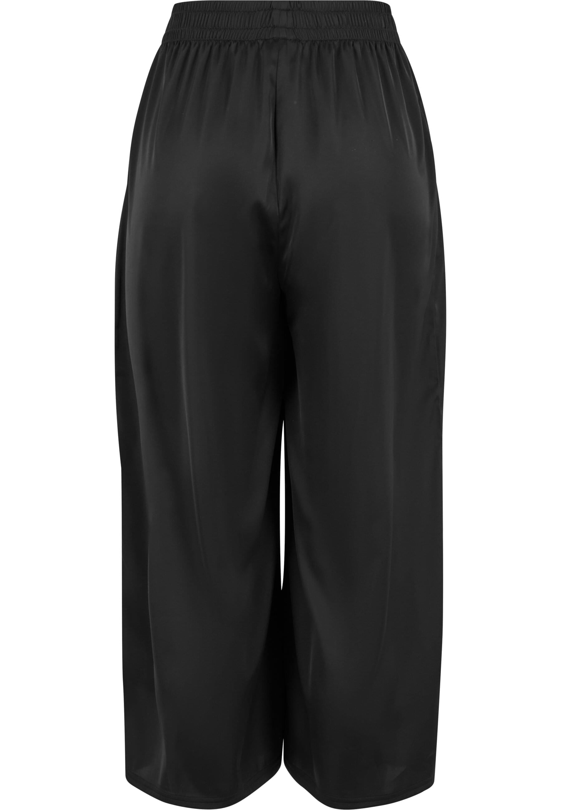 URBAN CLASSICS Stoffhose »Urban Classics Ladies Satin Wide Leg Culotte«, (1 tlg.)