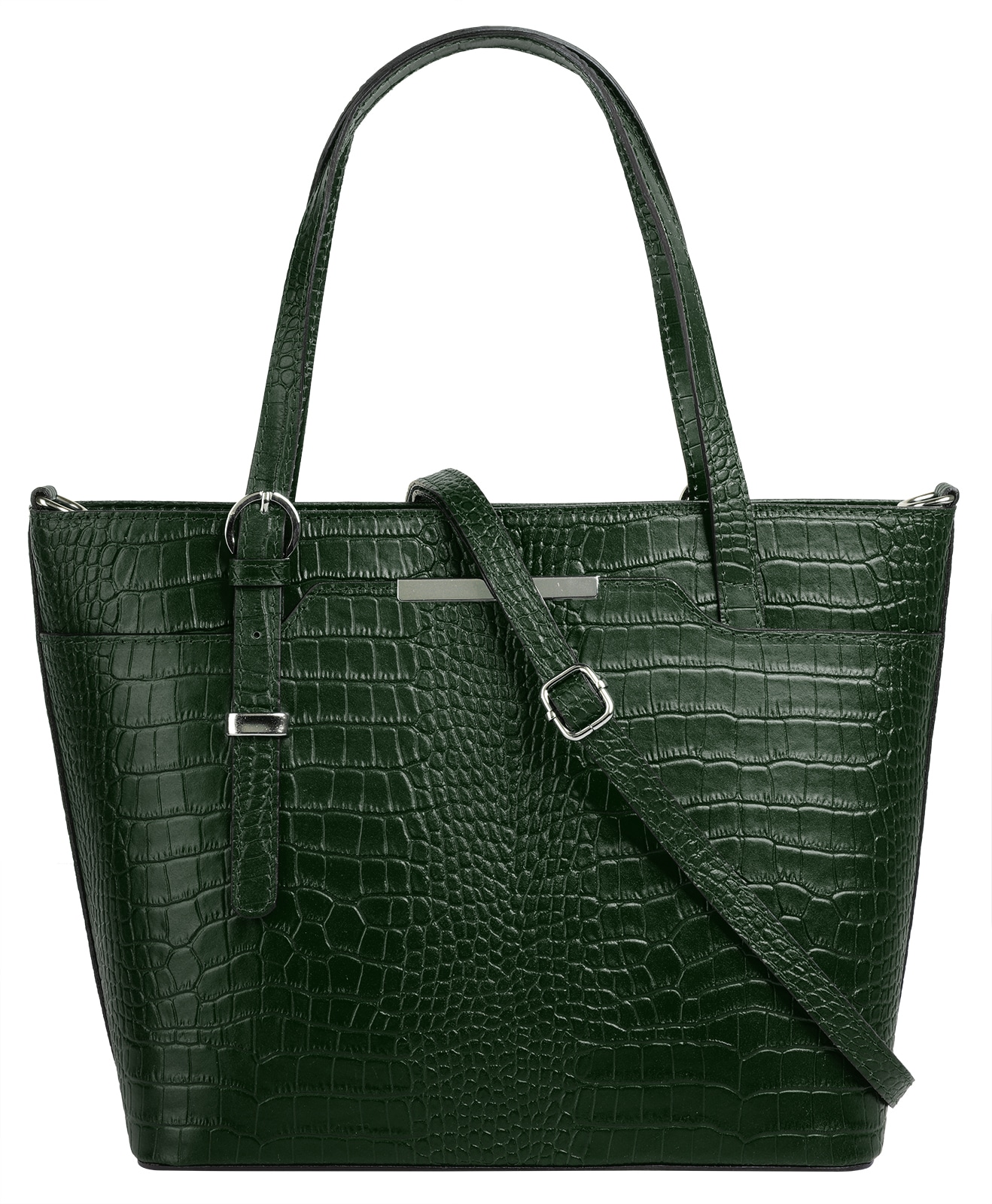 Cluty Henkeltasche, echt Leder, Made in Italy kaufen