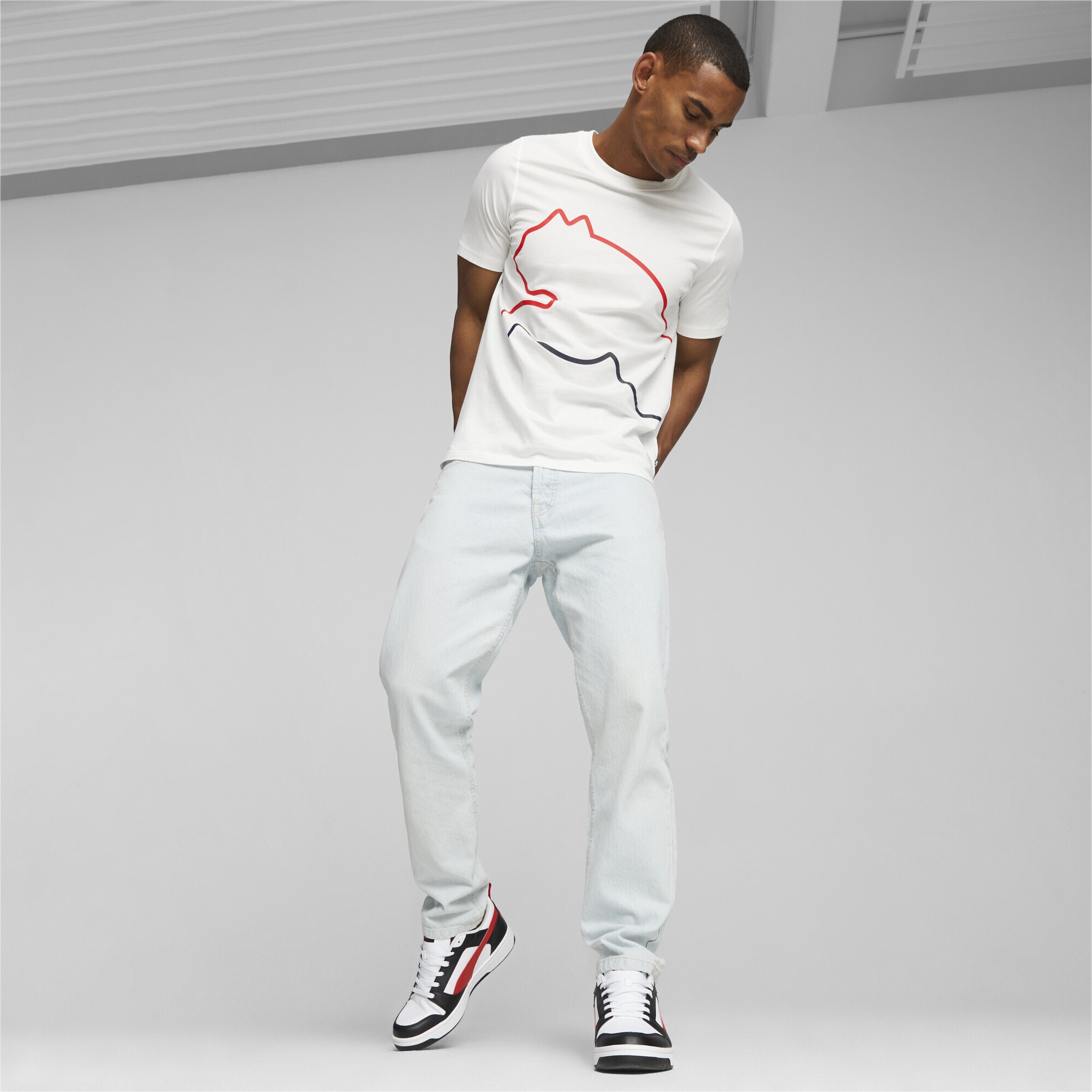 PUMA Sneaker »Rebound V6 Low Sneakers Erwachsene«