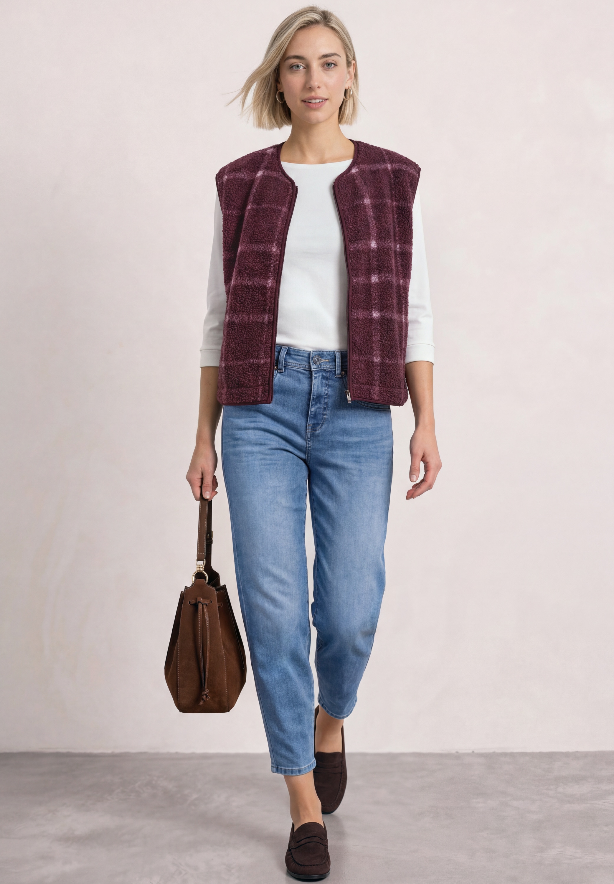 STREET ONE Cardigan mit Rundhalsausschnitt