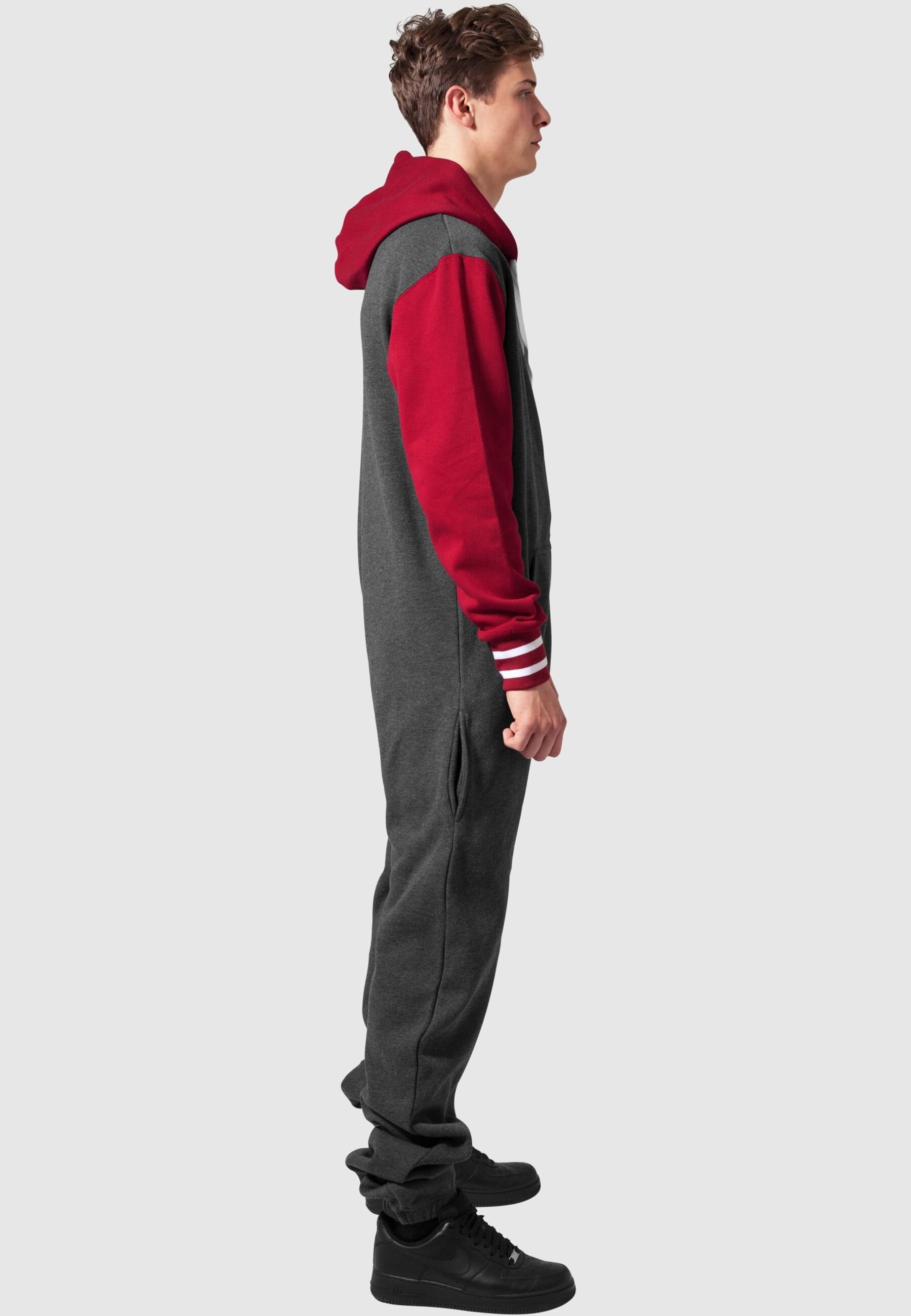 URBAN CLASSICS Jumpsuit »Urban Classics Herren College Sweat Jumpsuit«, (1 tlg.)