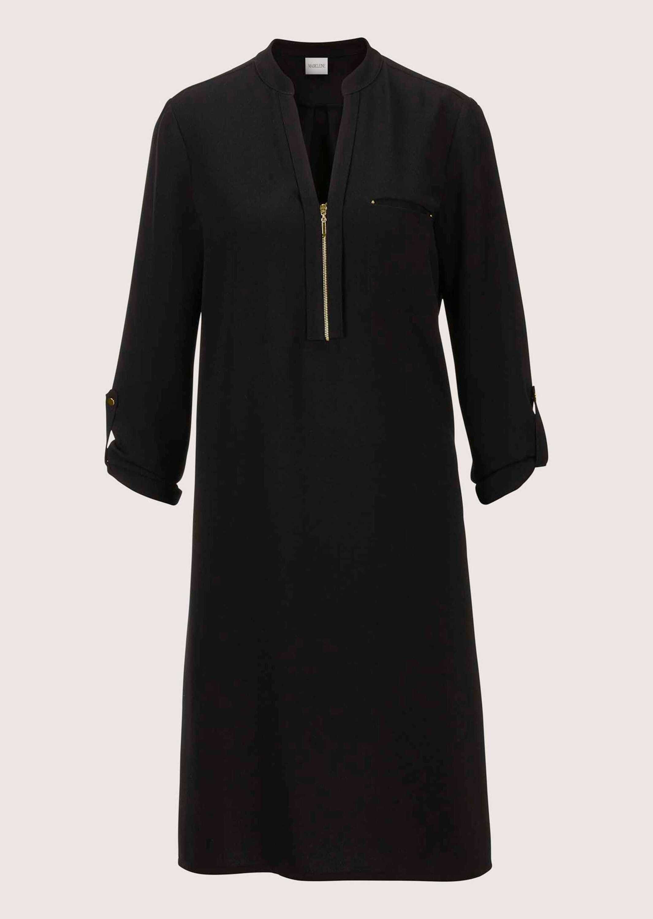 MADELEINE Midikleid "Kleid Shirtkleid mit Rundhals mit V-Schlitz" günstig online kaufen