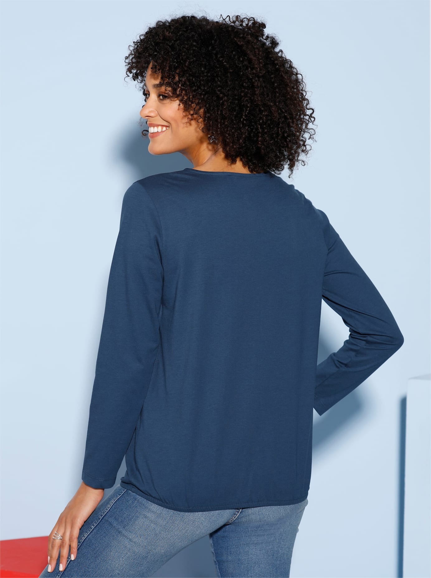 Classic Basics Langarmshirt "Langarm-Shirt" 1 Stk. tlg. günstig online kaufen