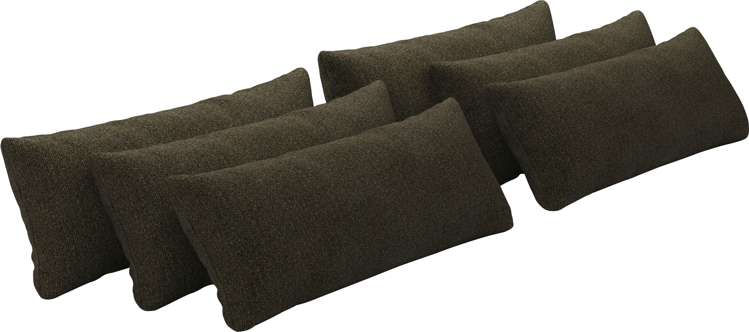 Sofakissen OTTO HOME, B:65cm H:25cm T:10cm, grün, 100% Polyester, Polsterauflagen, "Mikado", 3,5,6,7-teilige Kissen-Sets zur Auswahl