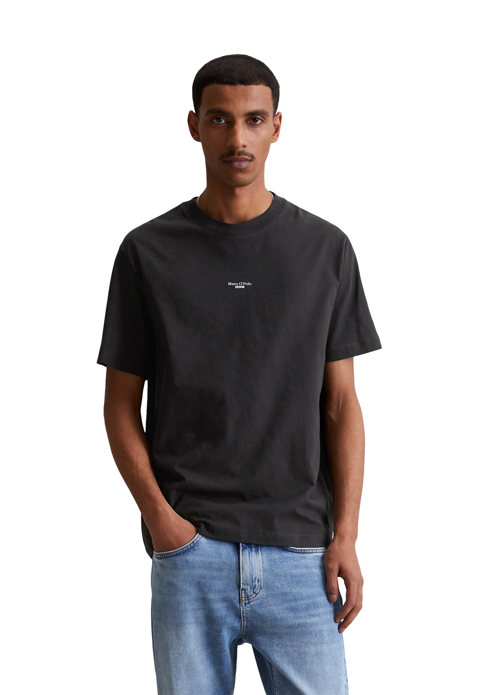 Marc OPolo DENIM T-Shirt mit Labeling vorne mittig günstig online kaufen