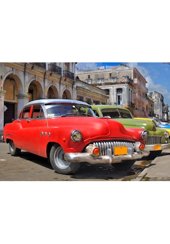 Papermoon Fototapetas »Havana Oldtimers«